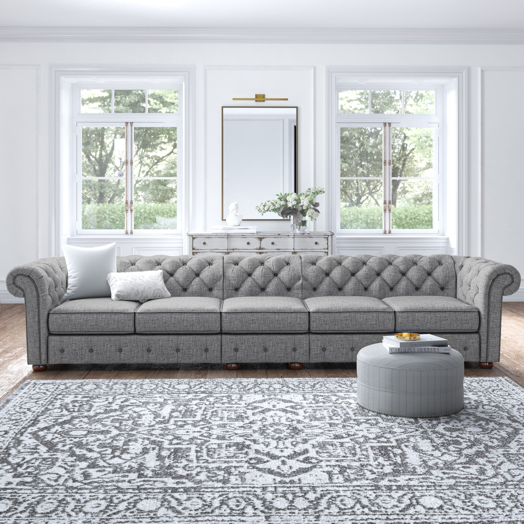 Trent Austin Design® Horley 141.2'' Upholstered Sofa & Reviews Wayfair
