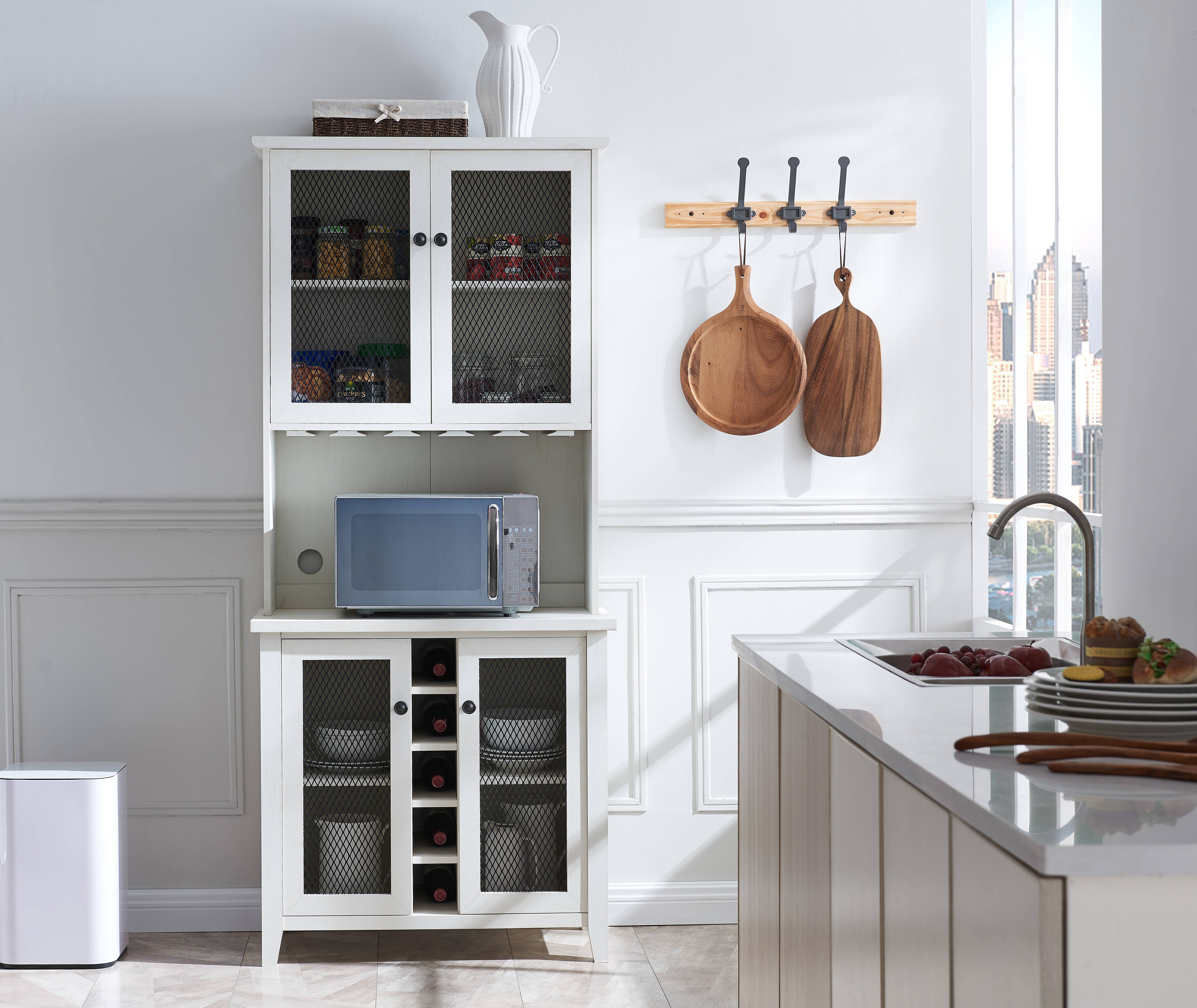 Jill Zarin Bar With Mesh Doors And Stem Glass Placement