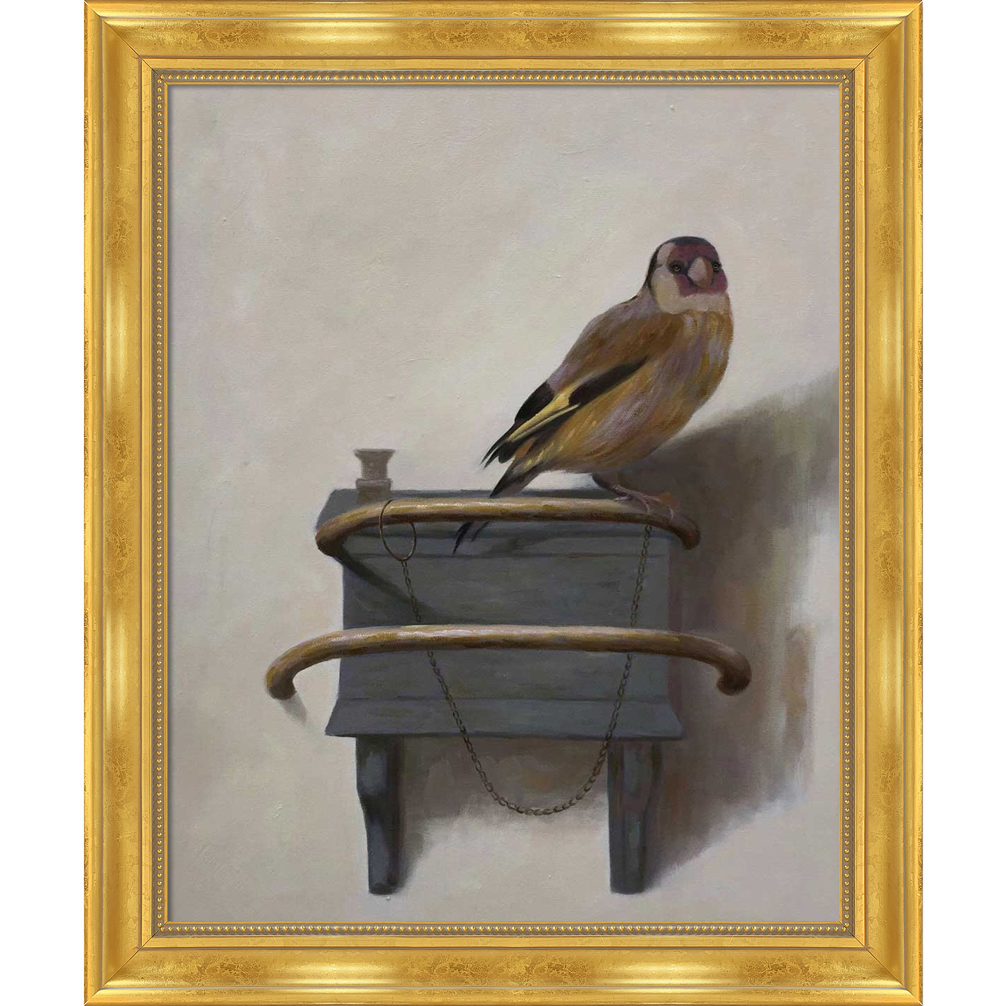 Overstock Art The Goldfinch by Carel Fabritius - Picture Frame Painting ...