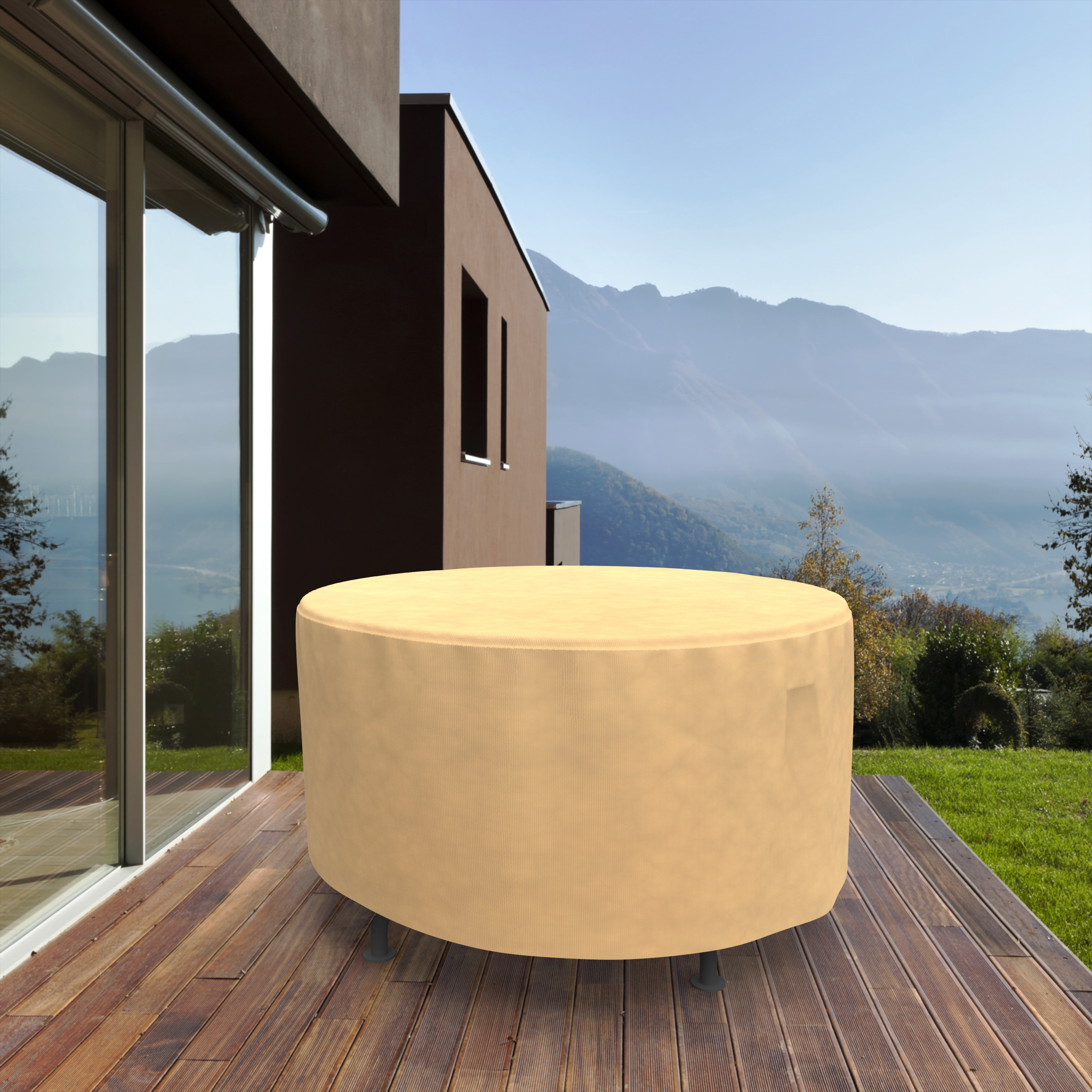 Arlmont & Co. Jared Round Patio Table Cover & Reviews Wayfair