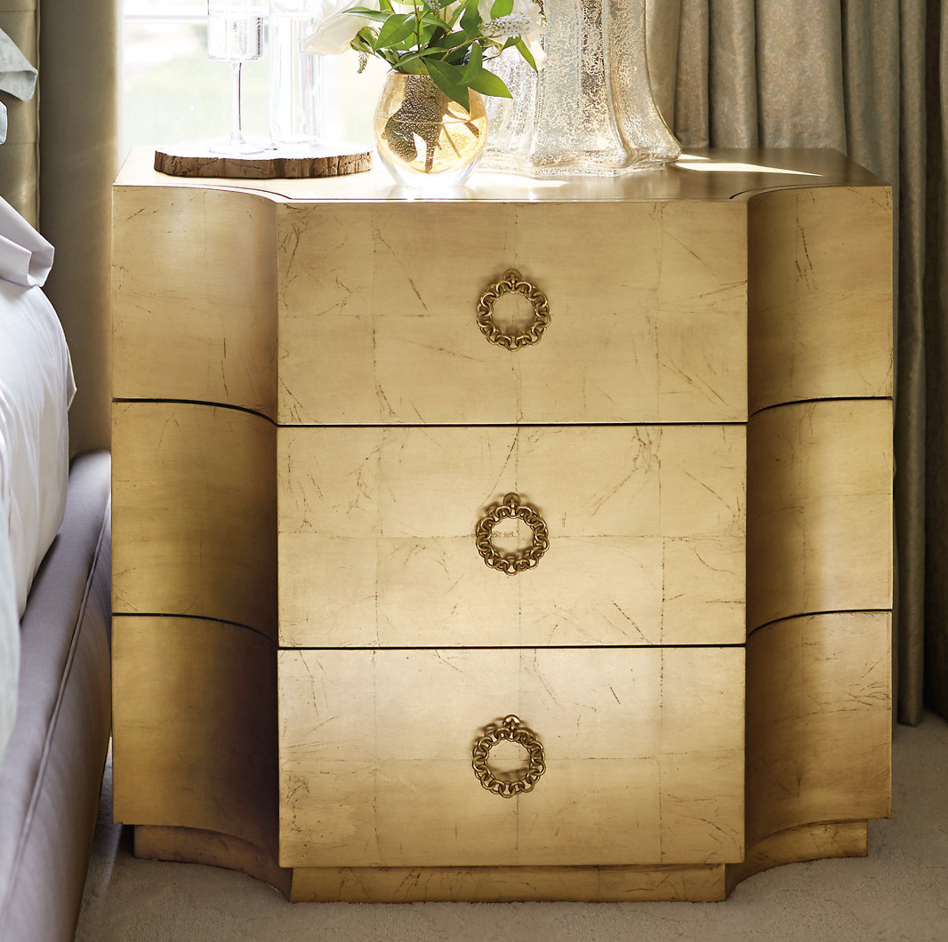 Bernhardt Jet Set Solid + Manufactured Wood Nightstand & Reviews Wayfair