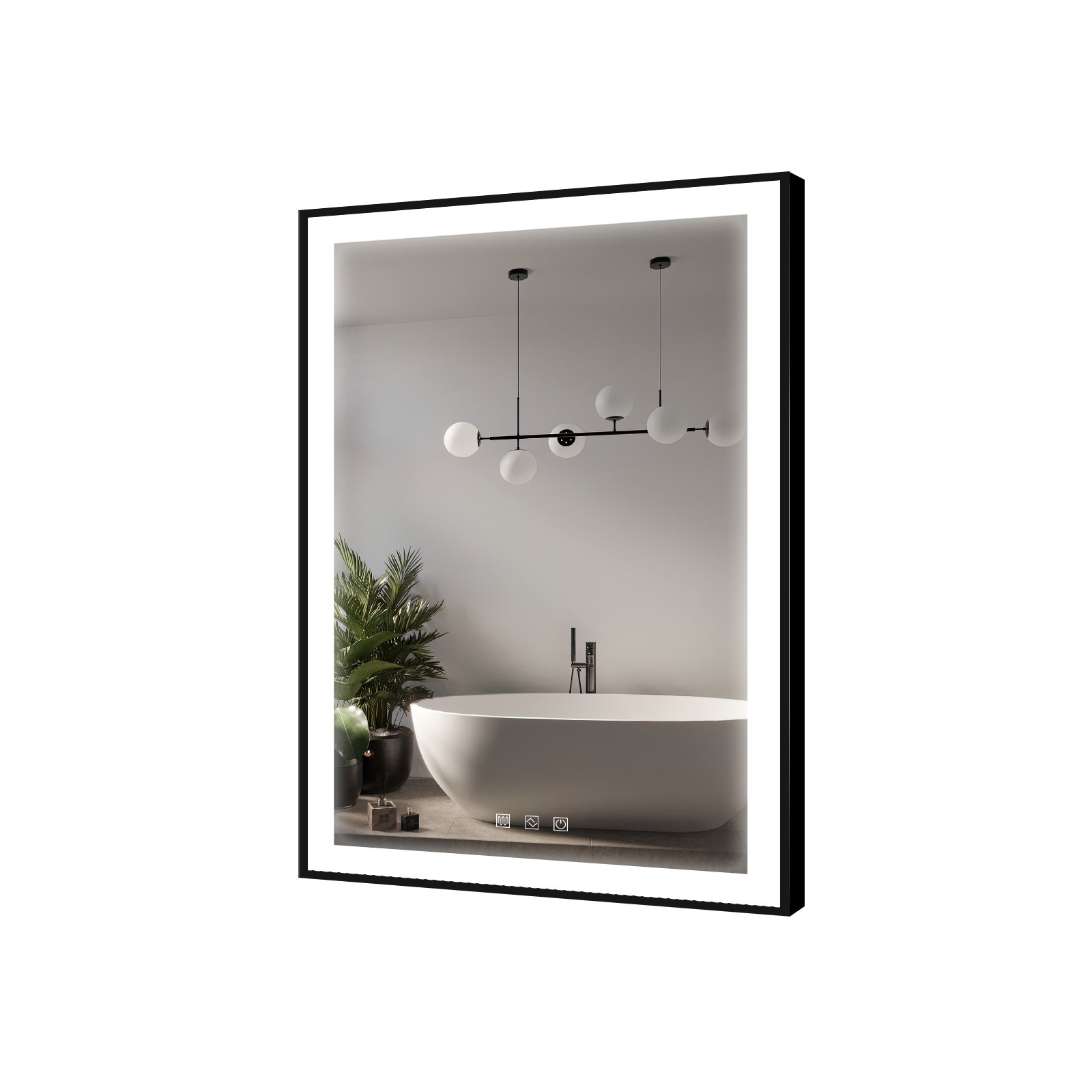 Ivy Bronx Brandessa Mirror for Bathroom LED Lighted Bathroom /Backlit