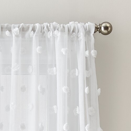 DKNY Ella Polyester Sheer Curtain Pair & Reviews | Wayfair
