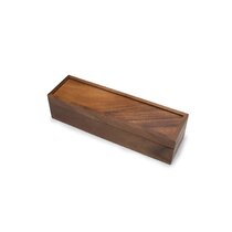 Selection Of Wooden Tea Boxes Wood Box Container With Compartments Sections 