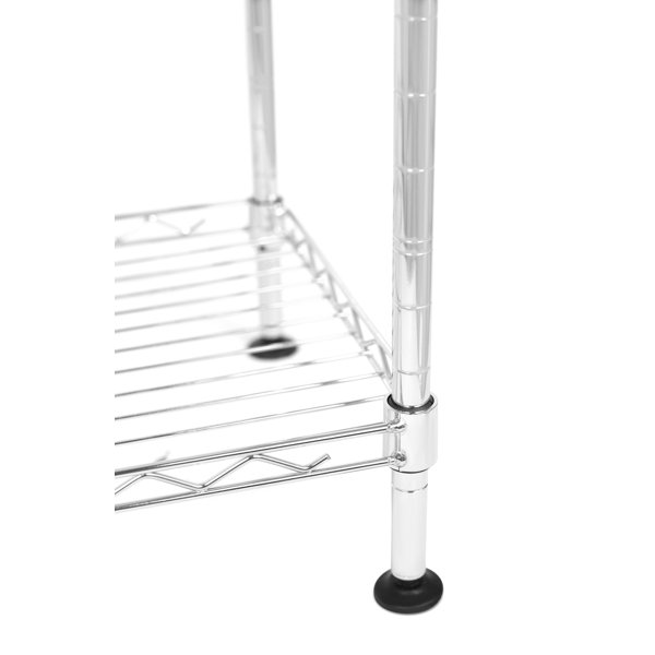 BirdRock Home 3-Tier Mini Wire Utility Shelving Rack | Wayfair