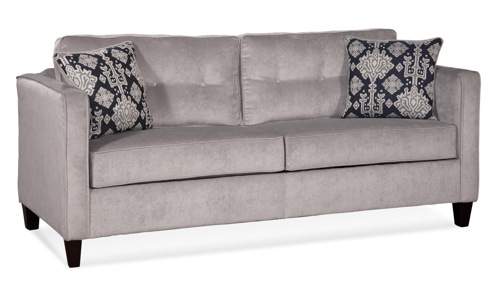 Tidworth 72” Square Arm Sofa Bed with Reversible Cushions