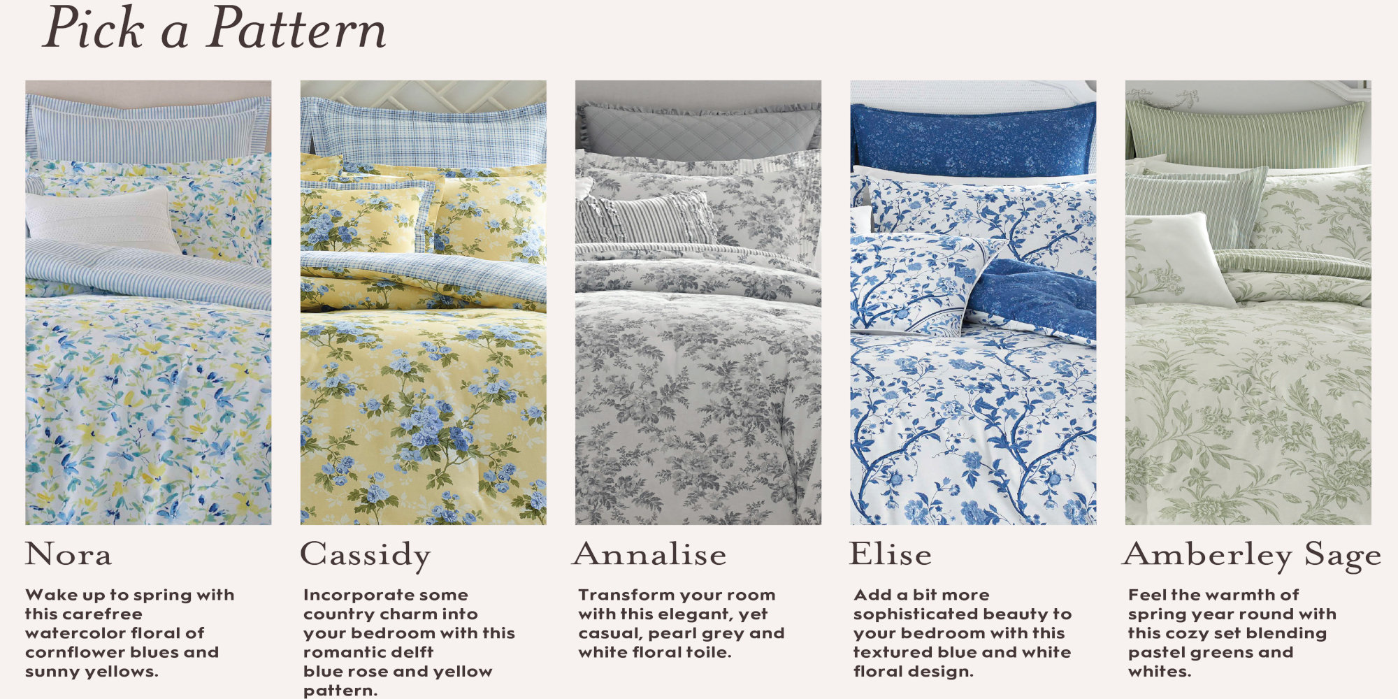 Laura Ashley Cassidy Yellow/Blue/Green 100 Cotton 150 TC Reversible