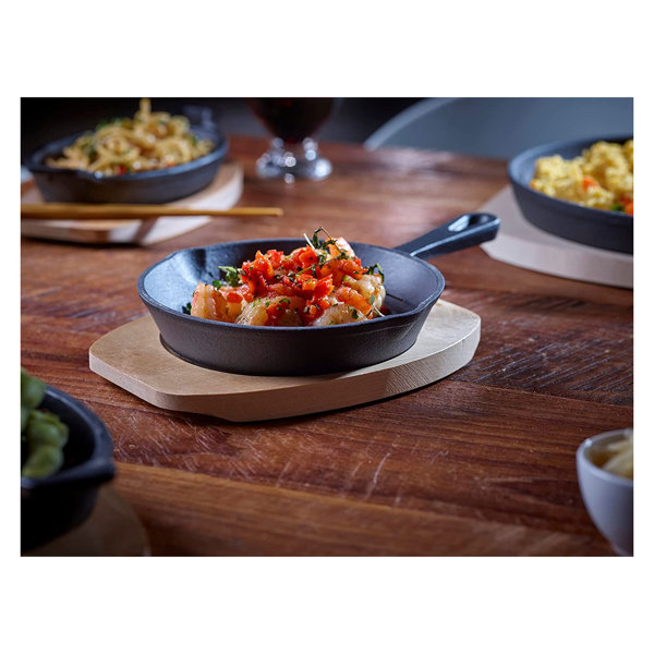 Belfry Kitchen Servierpfanne Aus Gusseisen, Mini Pfännchen Mit ...