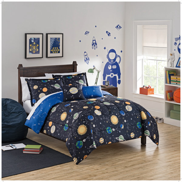 Children`s Lampshades Ideal To Match Outer Space Wall Art & Outer Space Duvets. 
