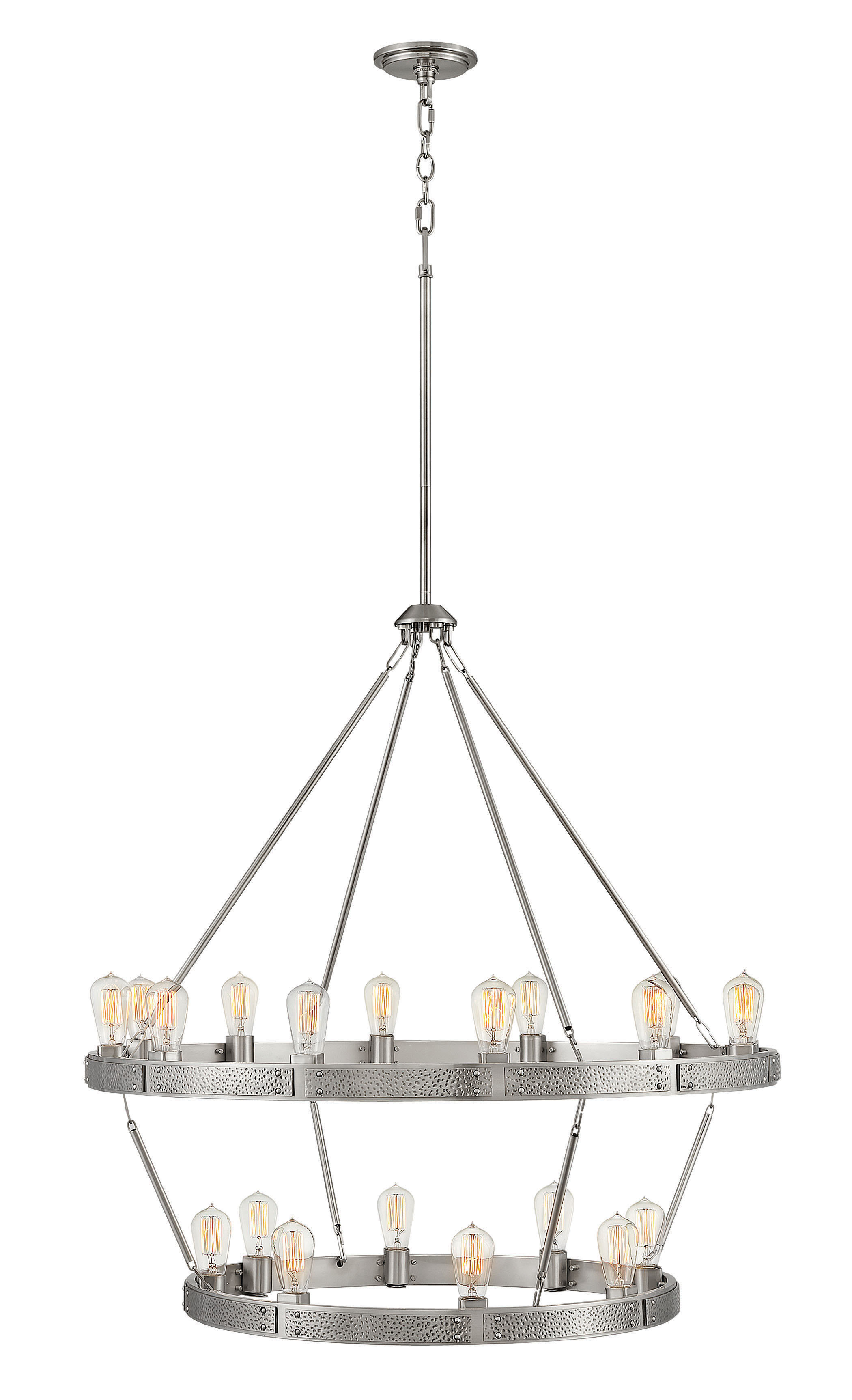 Longshore Tides Carone 20 Light Dimmable Tiered Chandelier Wayfair