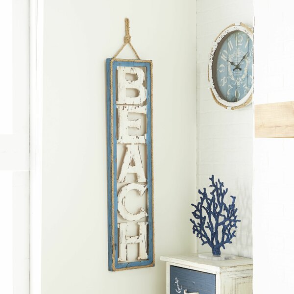 Ornament Plaque Beach Seaside Hut Block HOME IS WHERE THE BEACH IS Sign Nautical 
