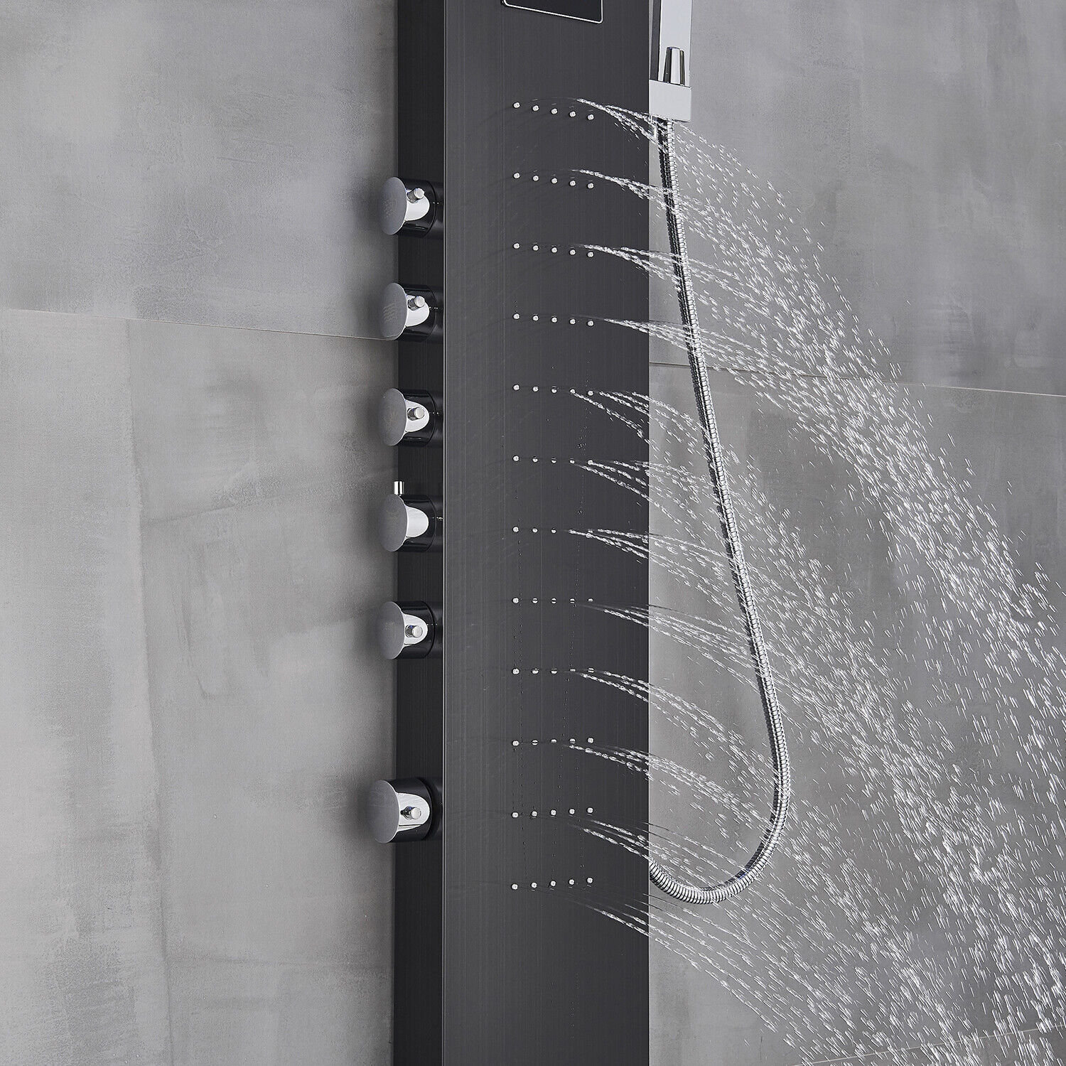 Augusts 45" Shower Panel with Fixed Shower Head Wayfair