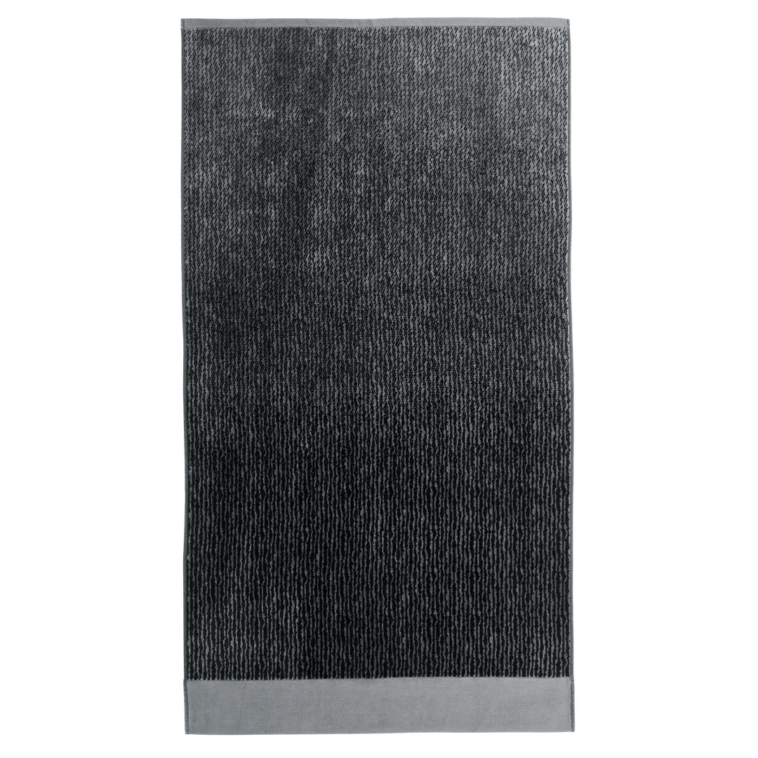 Nalu Nicole Scherzinger 'Halona' Cotton Towels|Size: Bath Towel|black