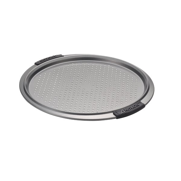 6-16 inch Non-stick Baking Pizza Pan Round Tray Stainless Steel Kitchen Tools 