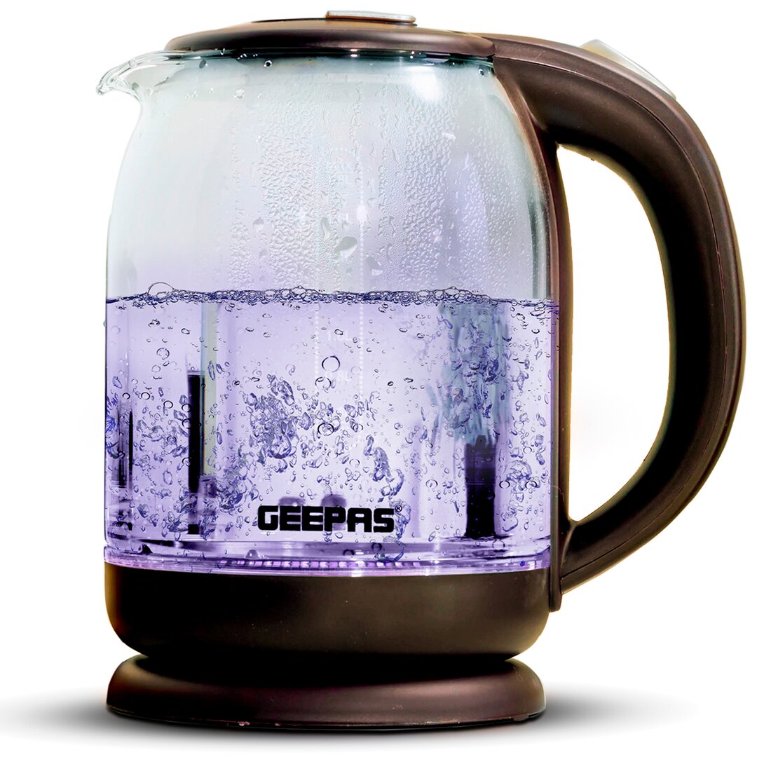 1.8L Glass Electric Kettle brown