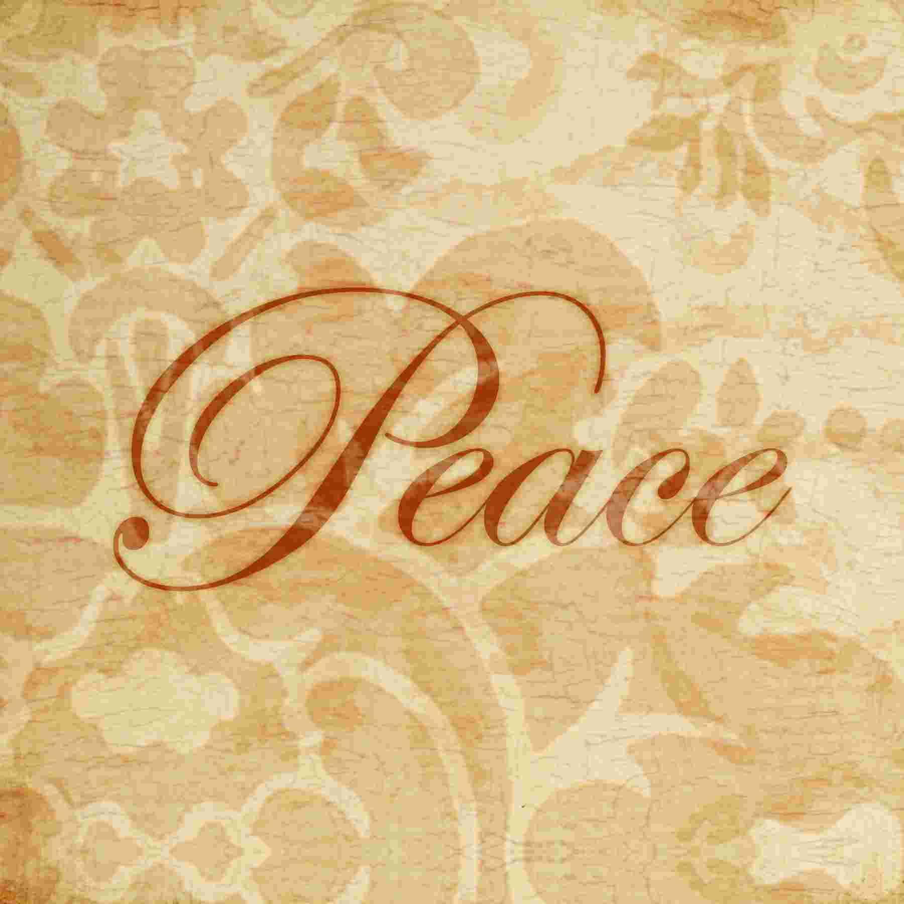 Winston Porter Peace Wrapped Canvas Print Wayfair