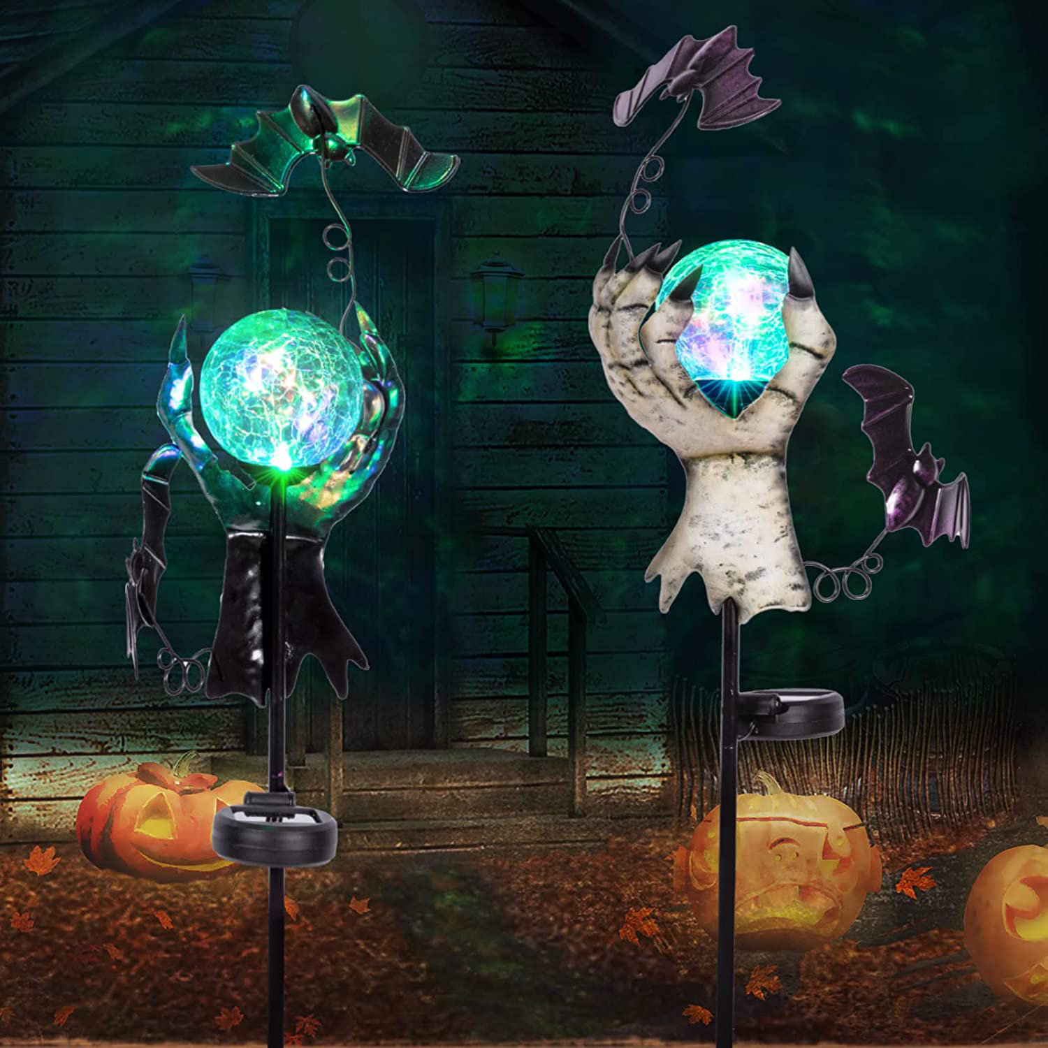 The Holiday Aisle® Halloween Decorations Solar Outdoor Garden Stake