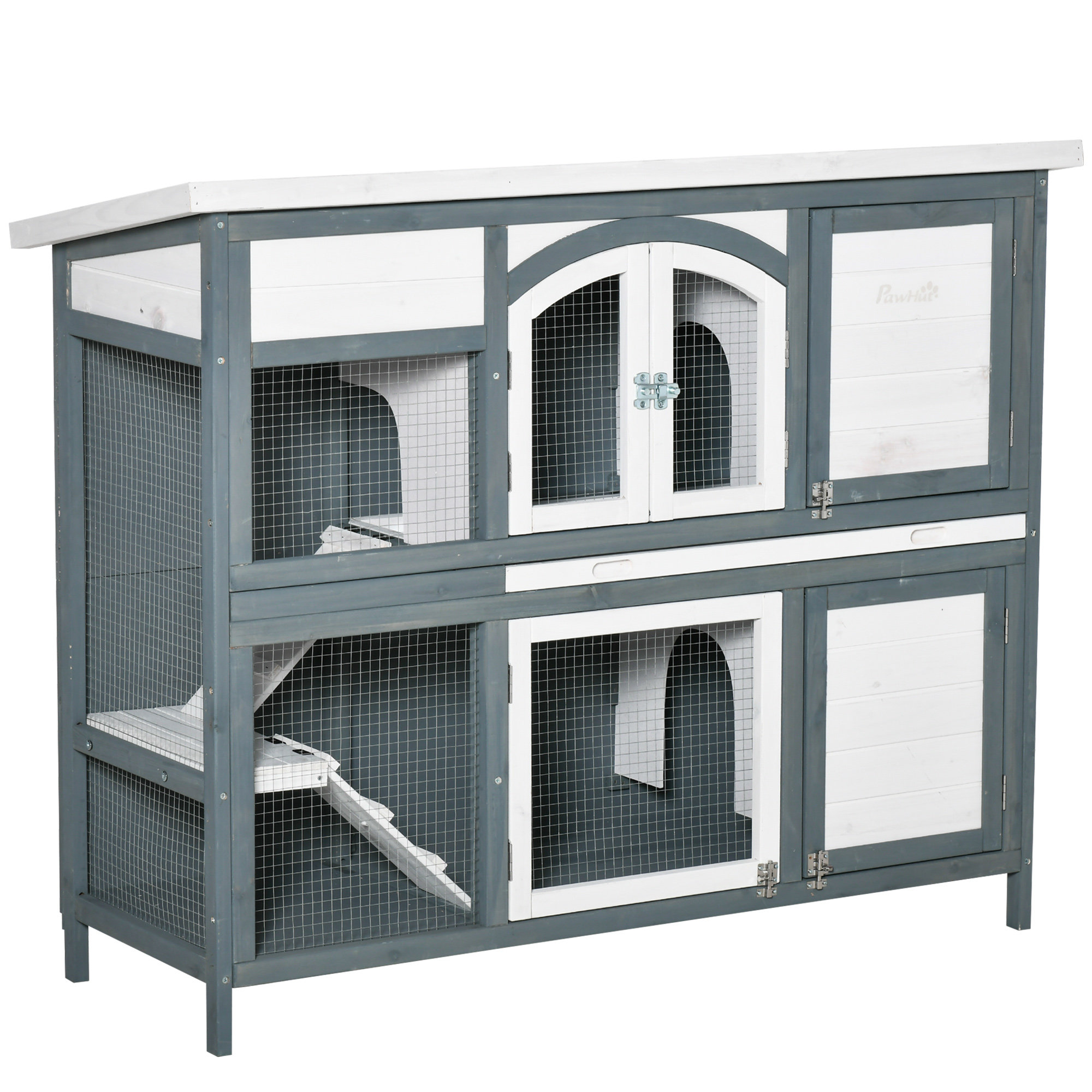 Pawhut Weather Resistant Rabbit Hutch with Ramp & Reviews Wayfair.co.uk