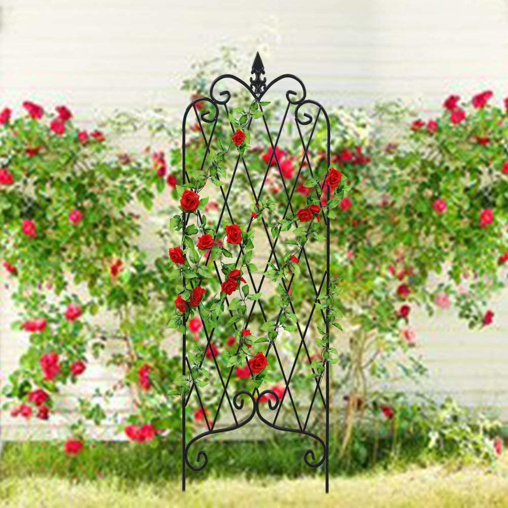 Astoria Grand Fernandina 60'' H x 18'' W Iron Lattice Panel Trellis
