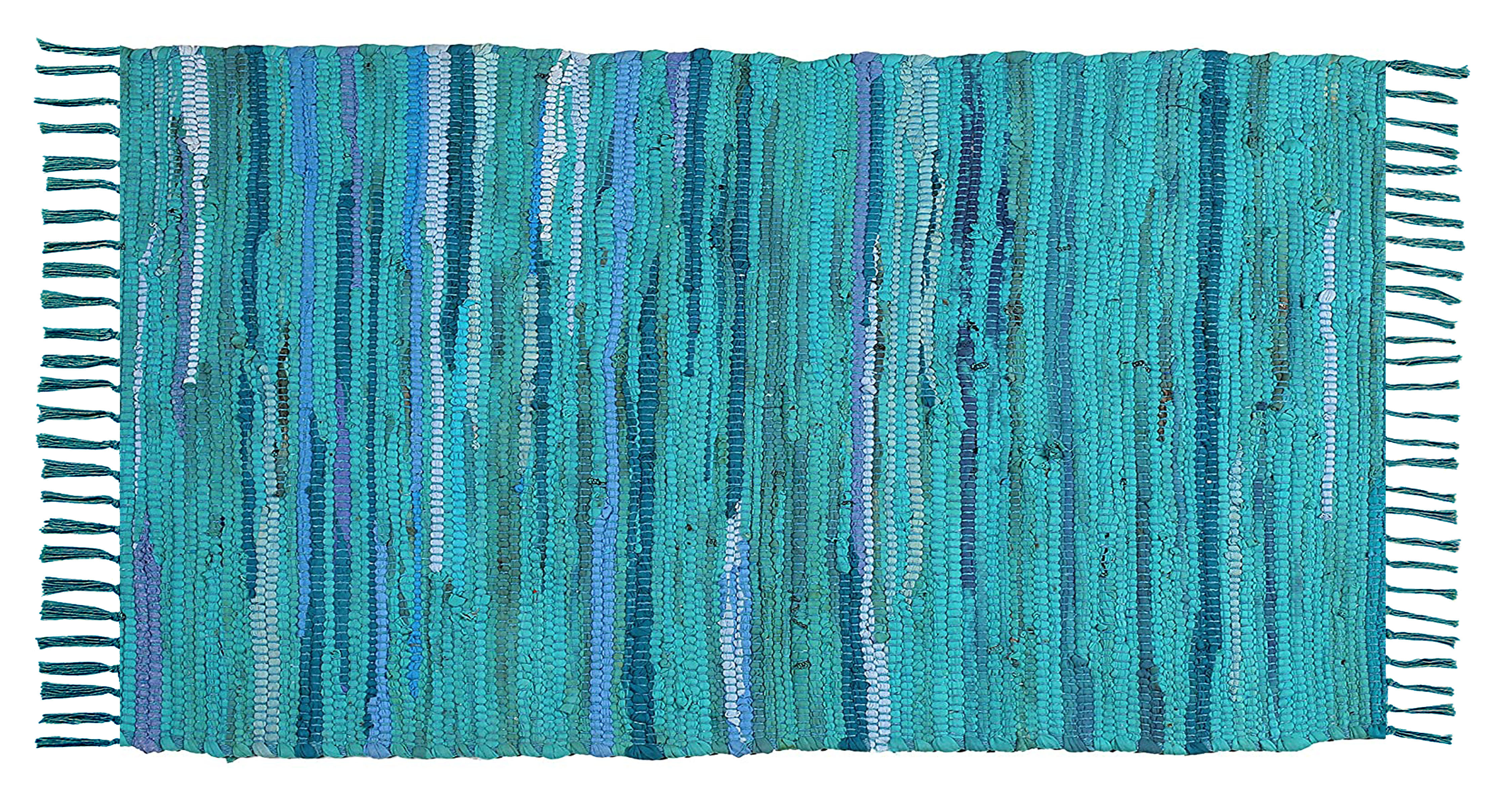 Allure Hand Made Rug Unique Chindi Recycled Cotton Rug Fabric Rug 70 x 140cm 
