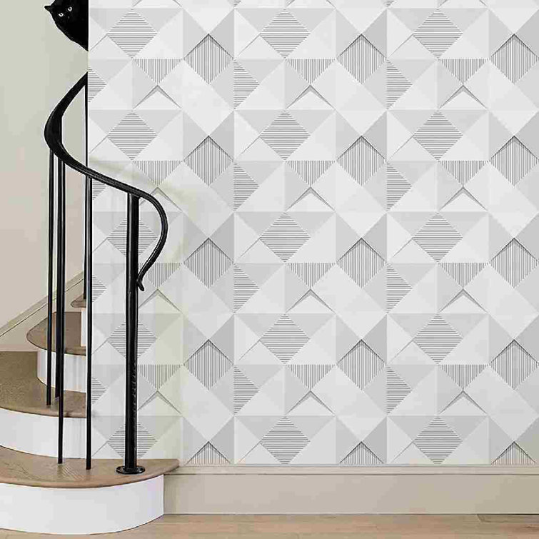 AreaTrend Peel & Stick Geometric Wallpaper - Wayfair Canada