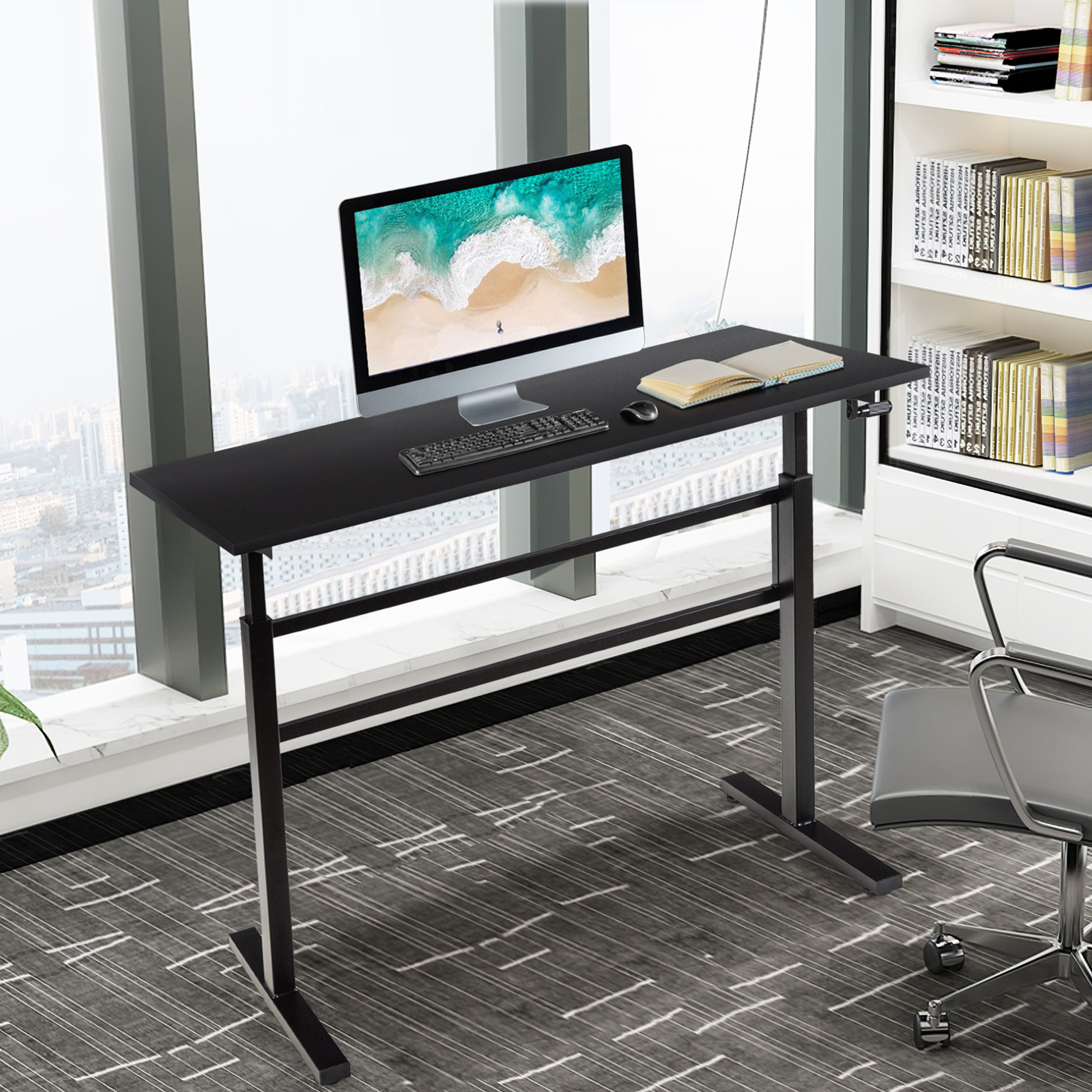 Inbox Zero Standing Desk Wayfair