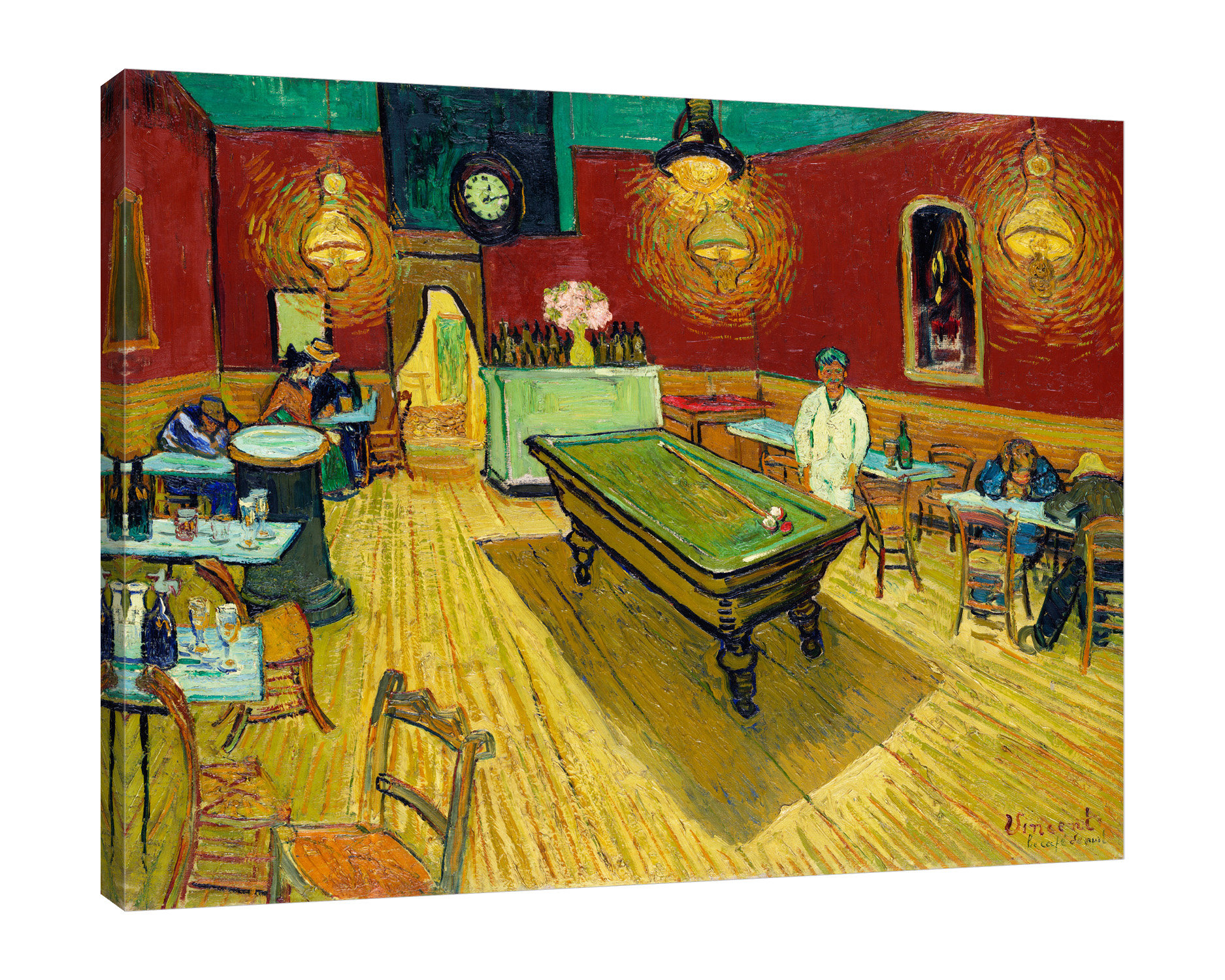 JaxsonRea Vincent Van Gogh Le Café De Nuit by Vincent Van Gogh Wrapped Canvas Print Wayfair