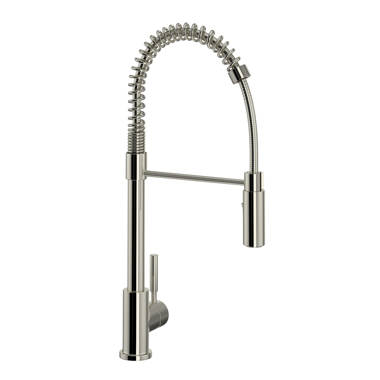 Rohl Lux™ Stainless Steel Pro Single Lever Pull Down Kitchen ...