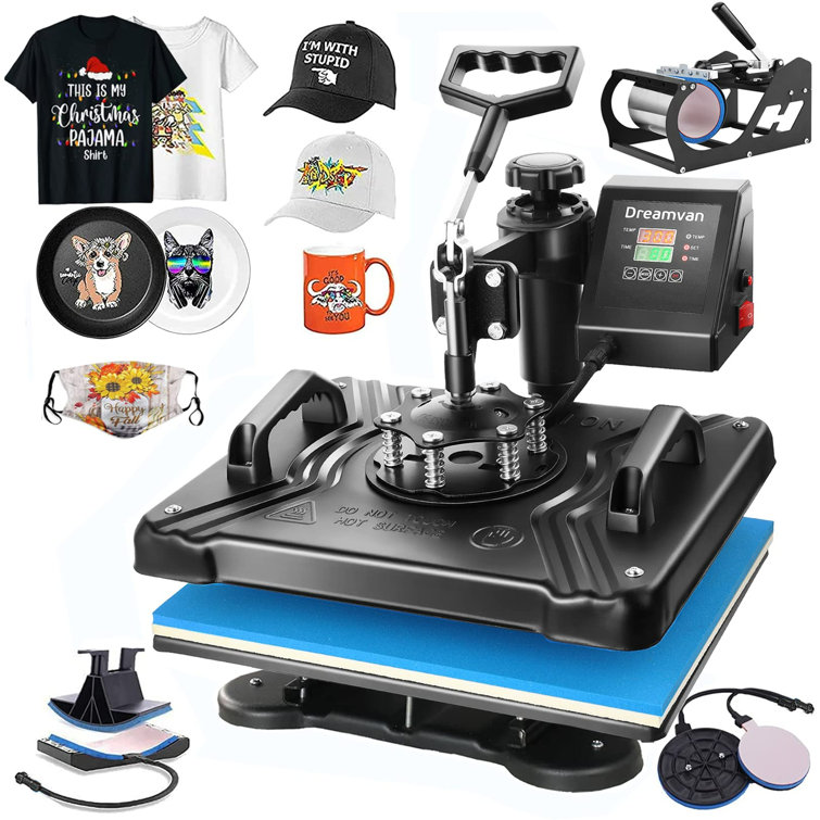 6 in 1 heat press machine