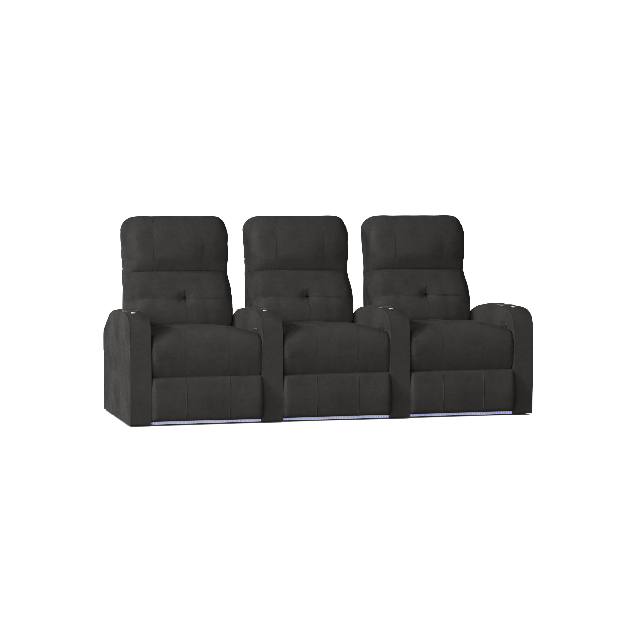 Latitude Run® 89'' Wide Home Theater Sofa with Cup Holder Wayfair