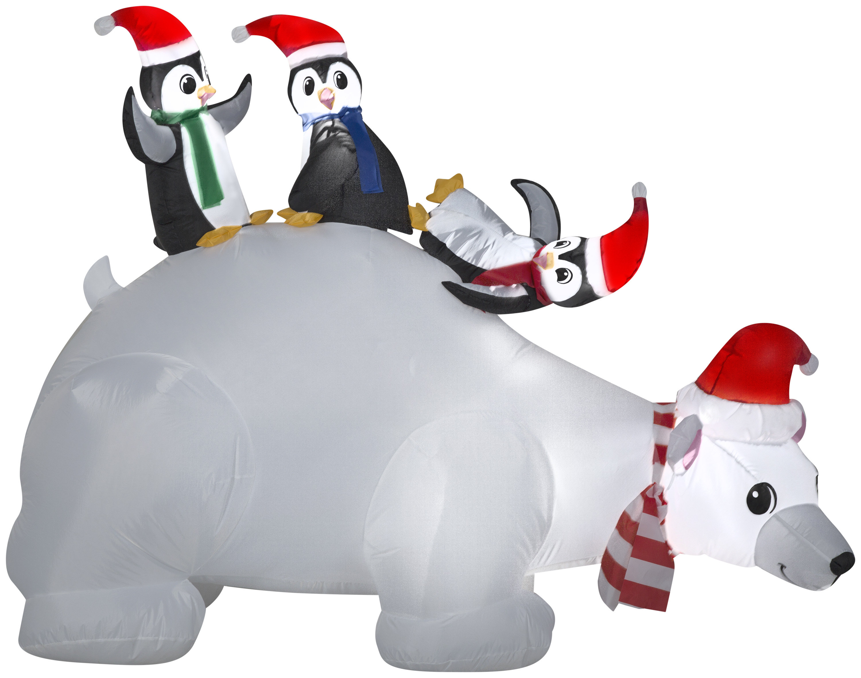 airblown inflatable polar bear