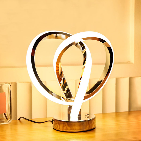 Lamp Shade 3CCT Bedside Table Lamp, Ambience RGB Color Changing