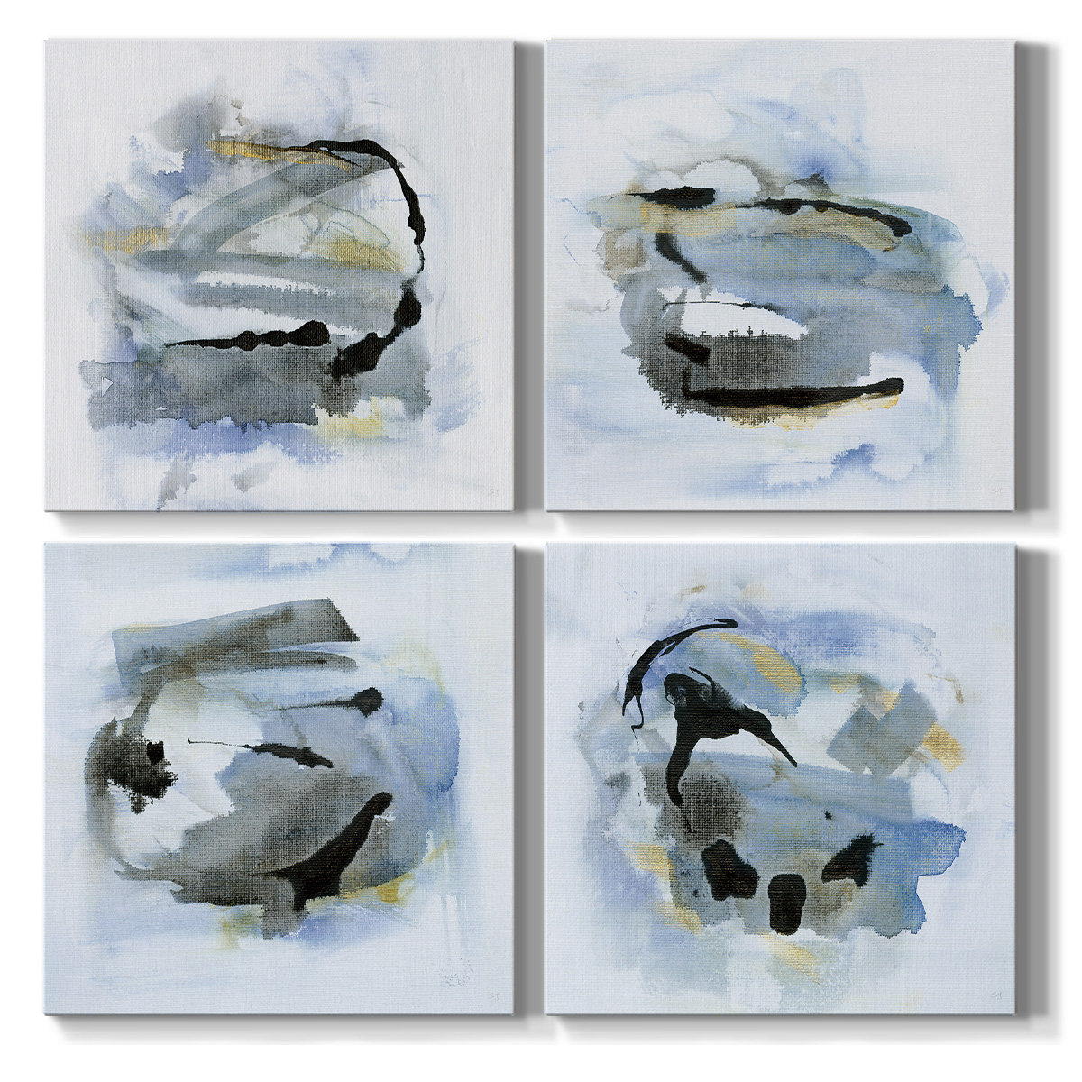 Ebern Designs Renditions Gallery Abstract Wall Art Watercolor Canvas