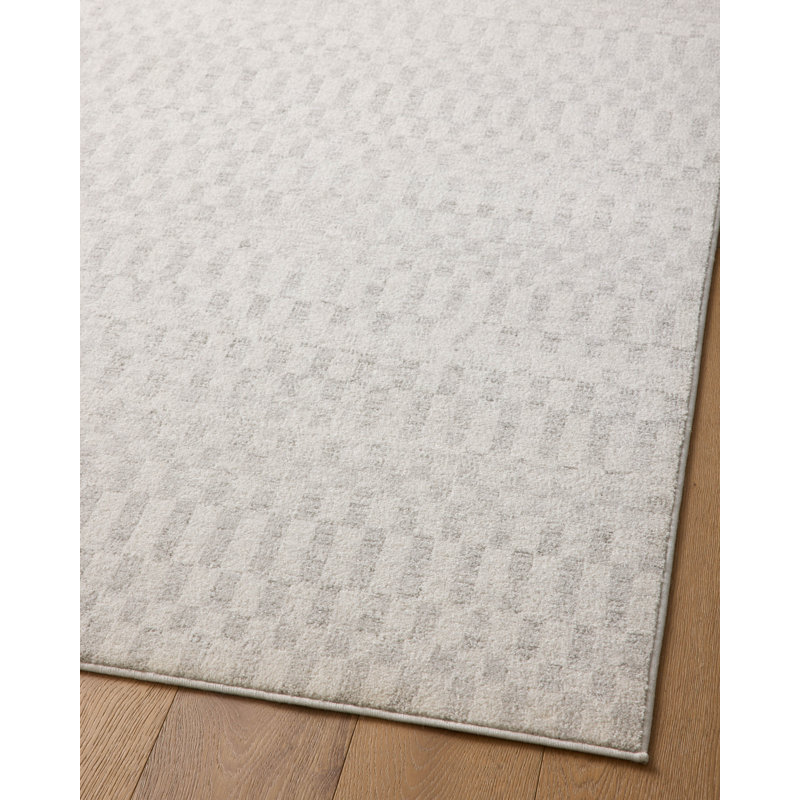 Foundry Select Ramsley Performance Ivory/Gray Rug | Wayfair