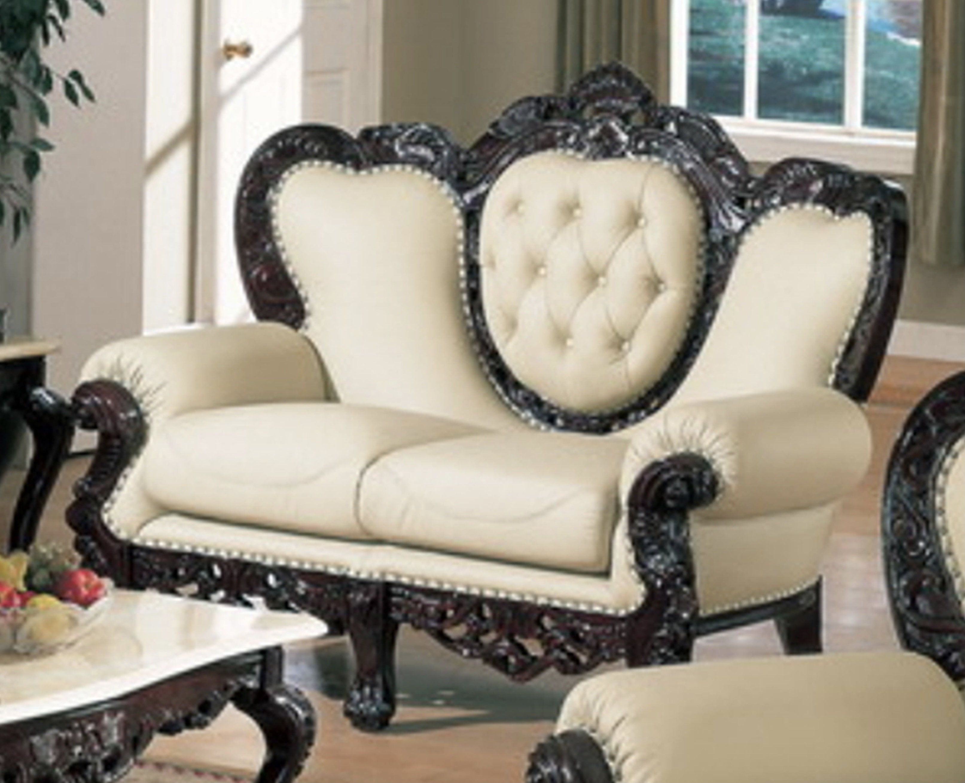 Astoria Grand Benkelman 60'' Genuine Leather Rolled Arm Loveseat Wayfair