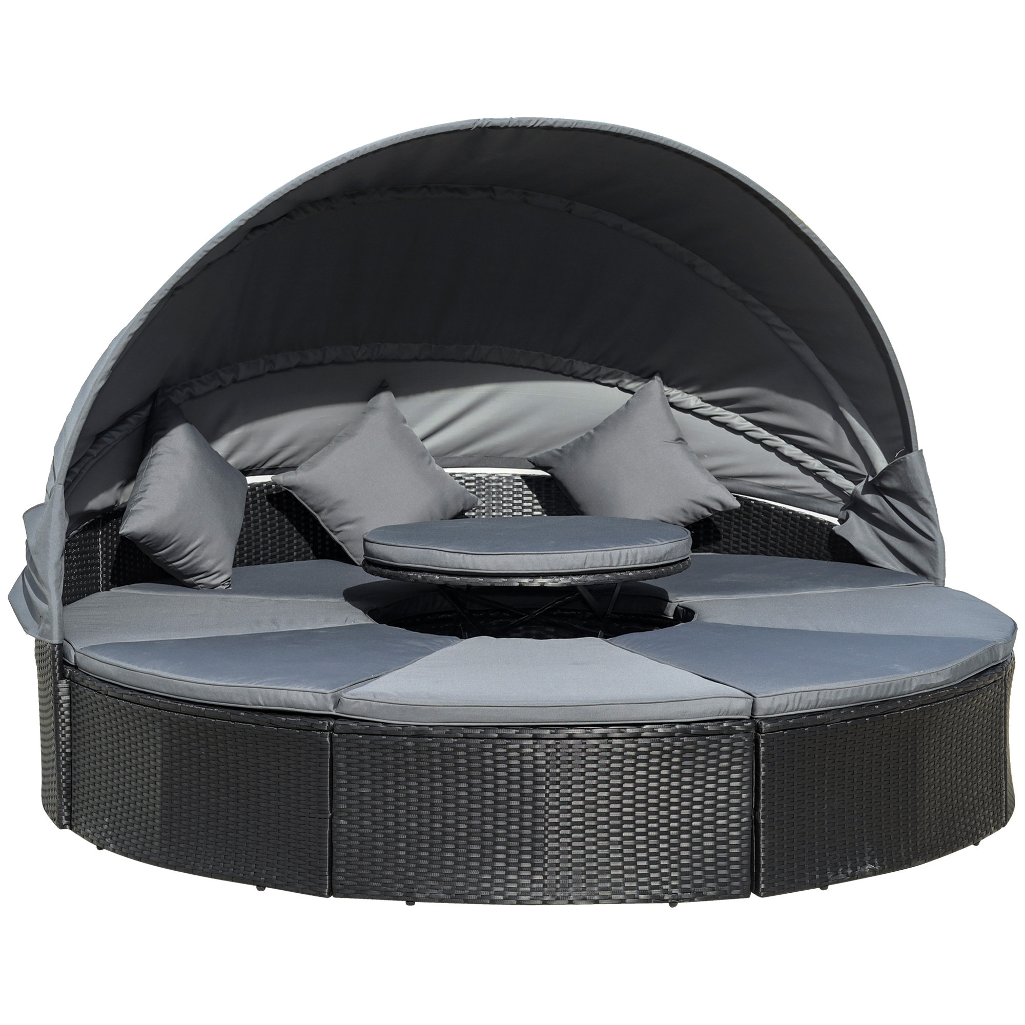 August Grove Lampkin Outdoor Garden Daybed Wayfair.co.uk