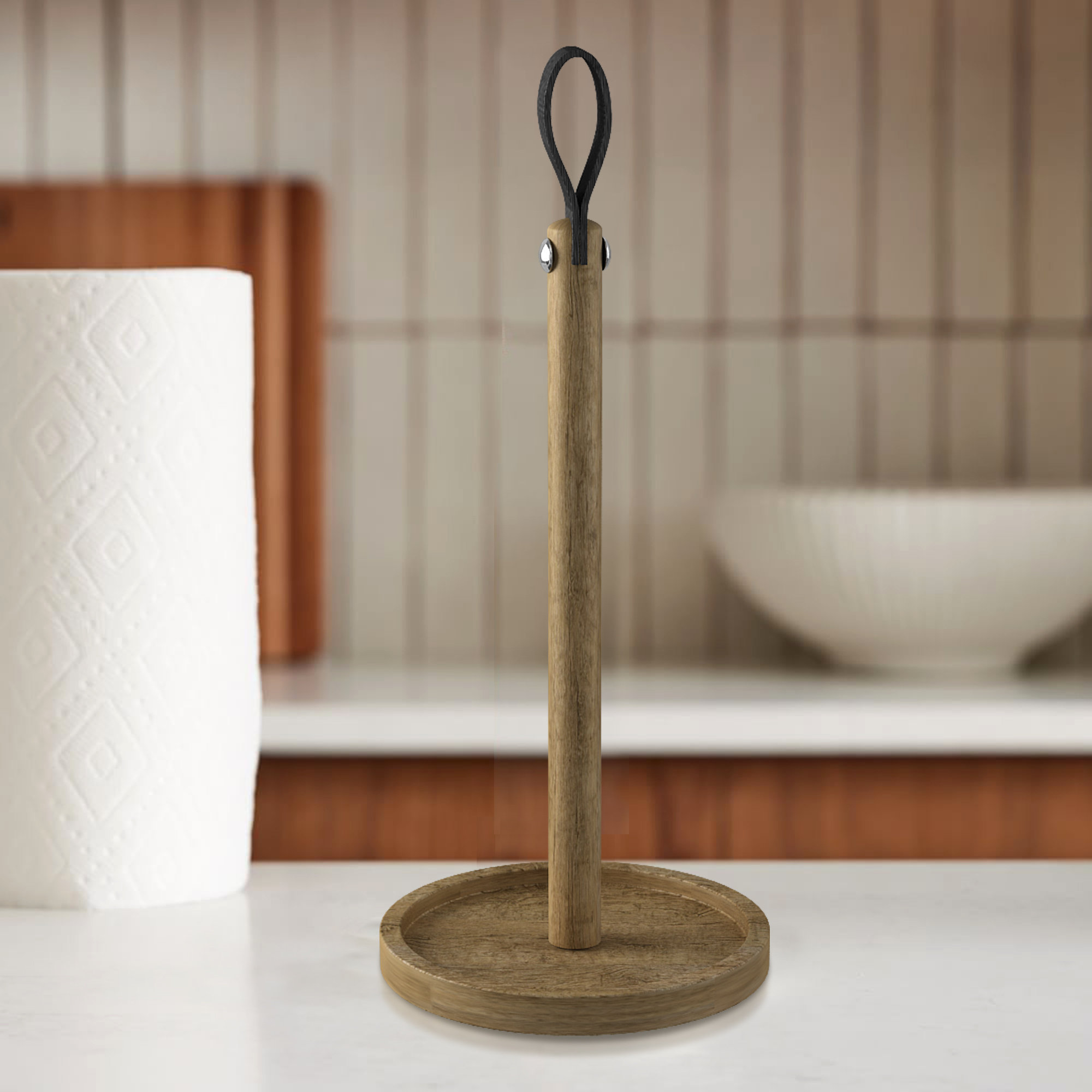 Millwood Pines Freestanding Paper Towel Holder Wayfair