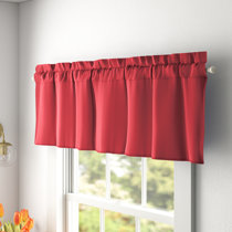 Wayfair | Red Valances & Kitchen Curtains You'll Love in 2022