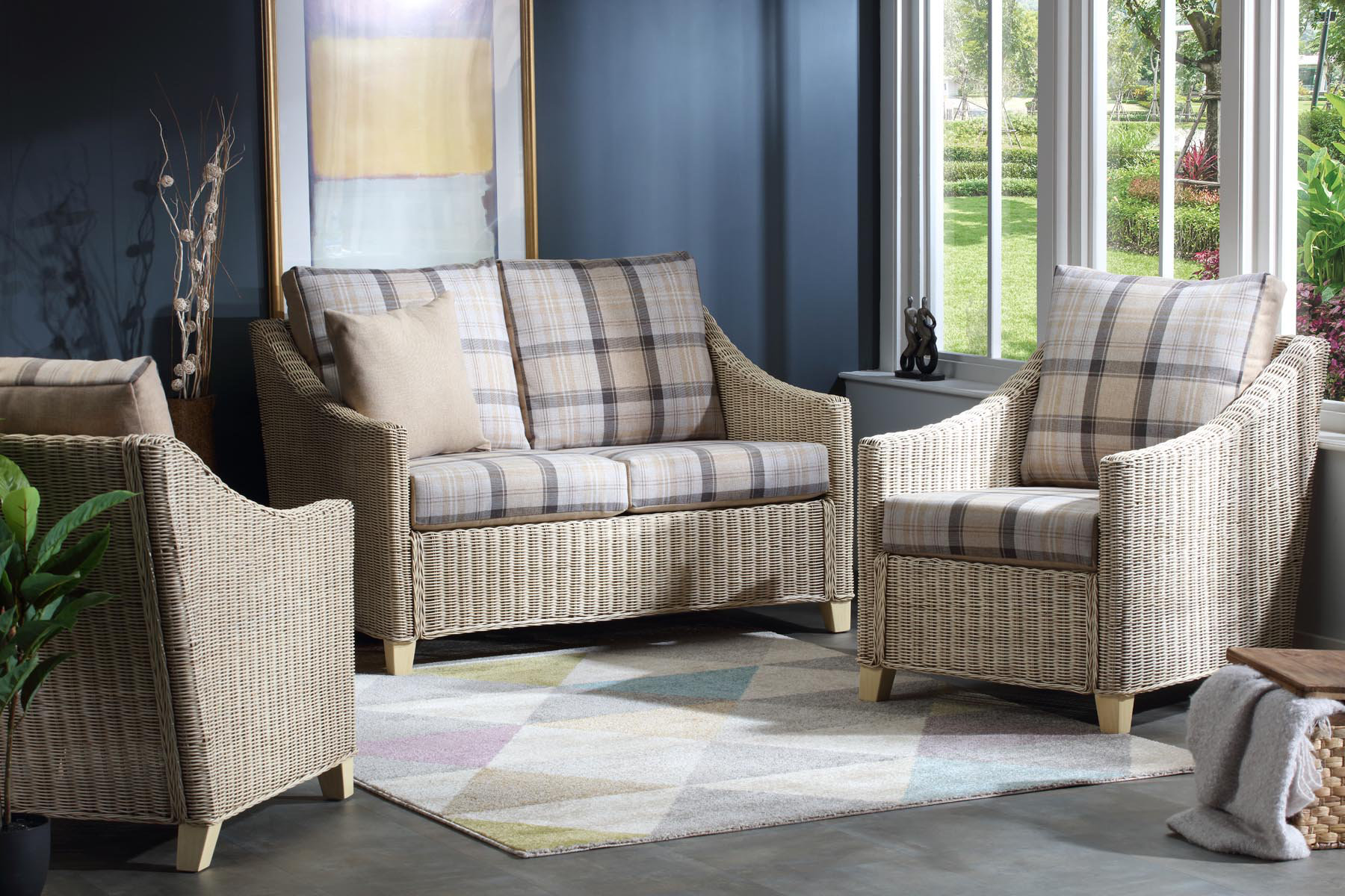 Fernleaf June 3 Piece Conservatory Sofa Set & Reviews Wayfair.co.uk