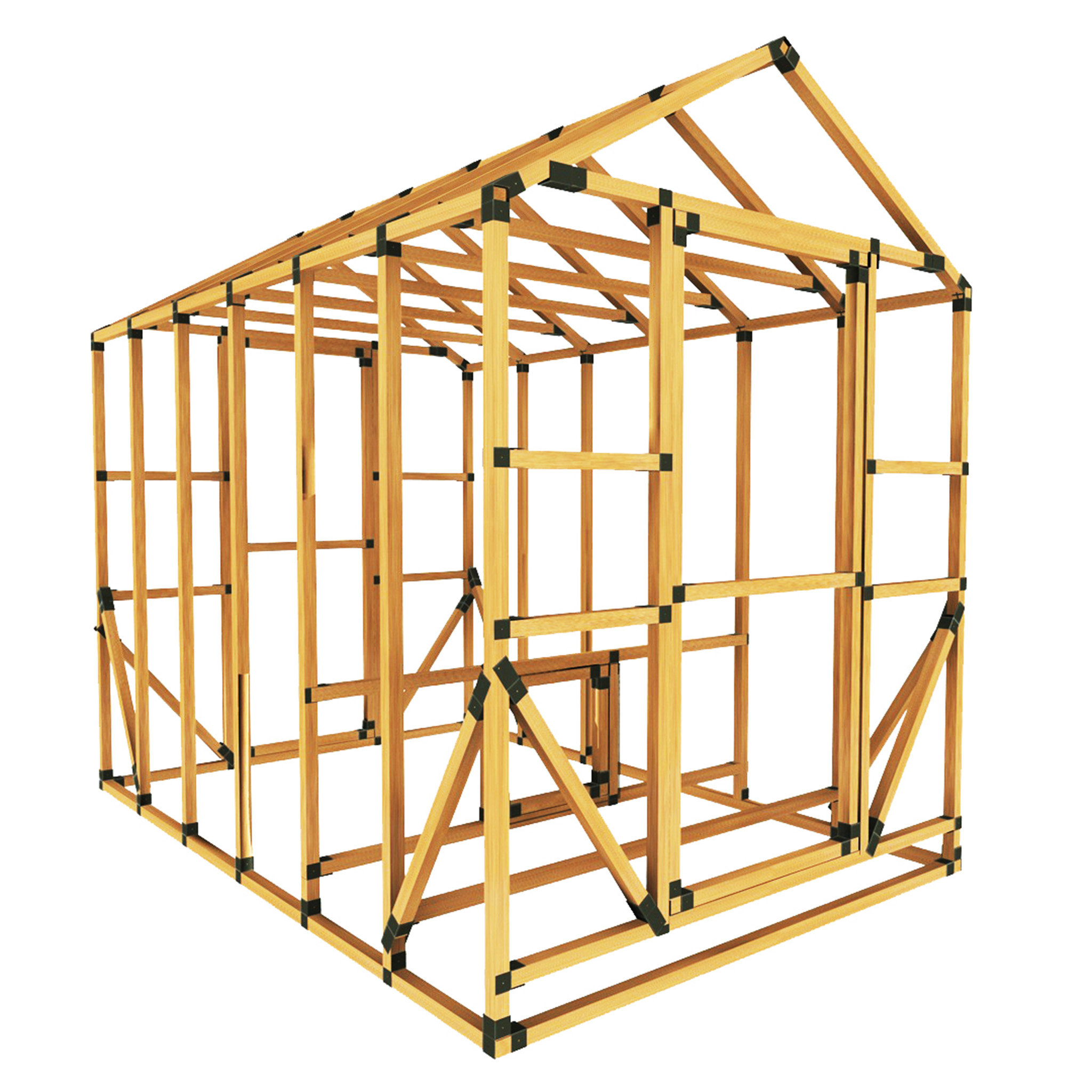 EZ Frames EZ Frame Chicken Coop And Run Kits 68 Square Feet Chicken Coop with Chicken Run