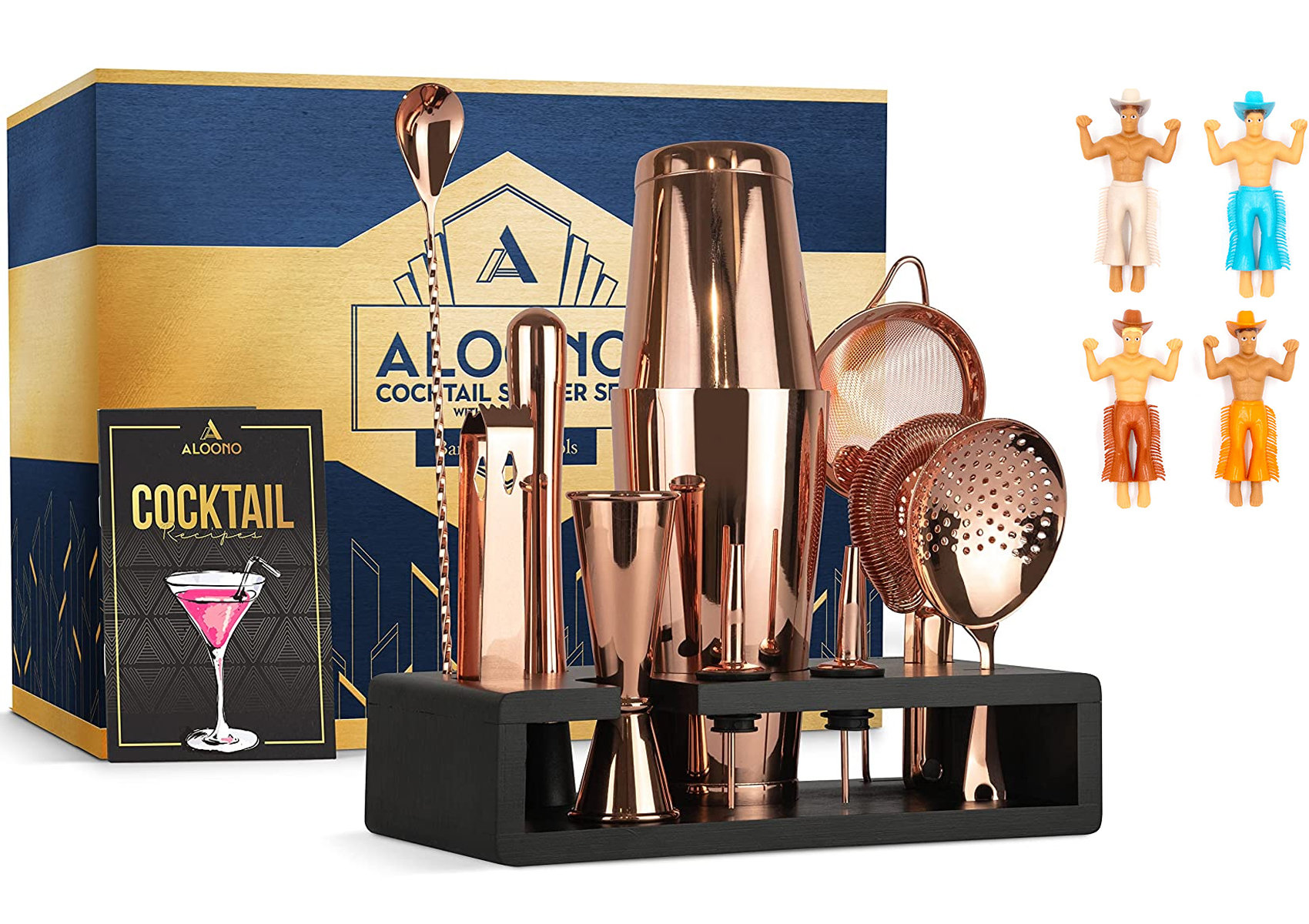 Prep & Savour Barware Tool Sets, Bartender Kit Cocktail Shaker Set