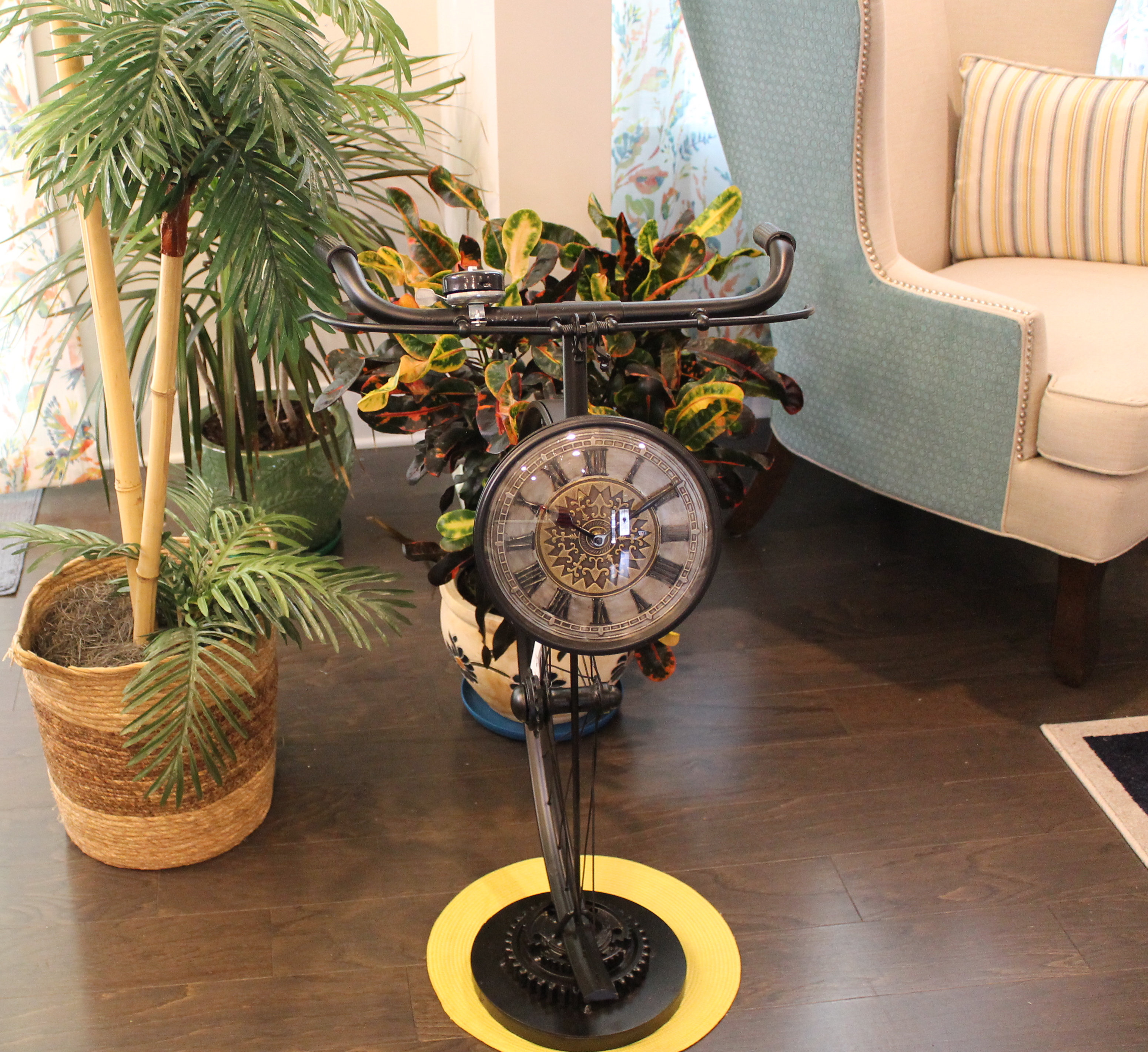 Williston 35.43'' Metal Floor Clock Wayfair