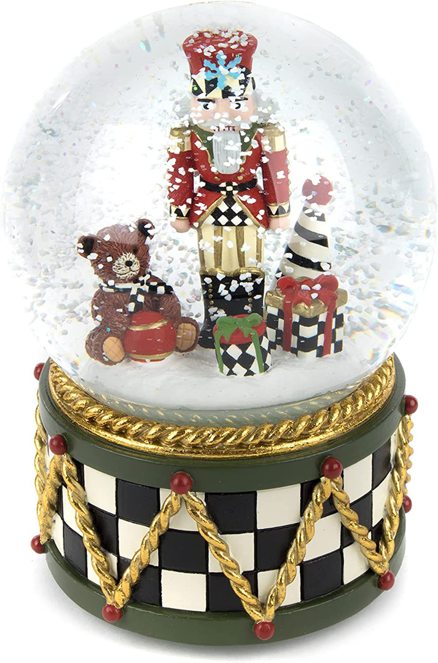 Gracie Oaks Plowden Nutcracker Snow Globe Music Box Wayfair