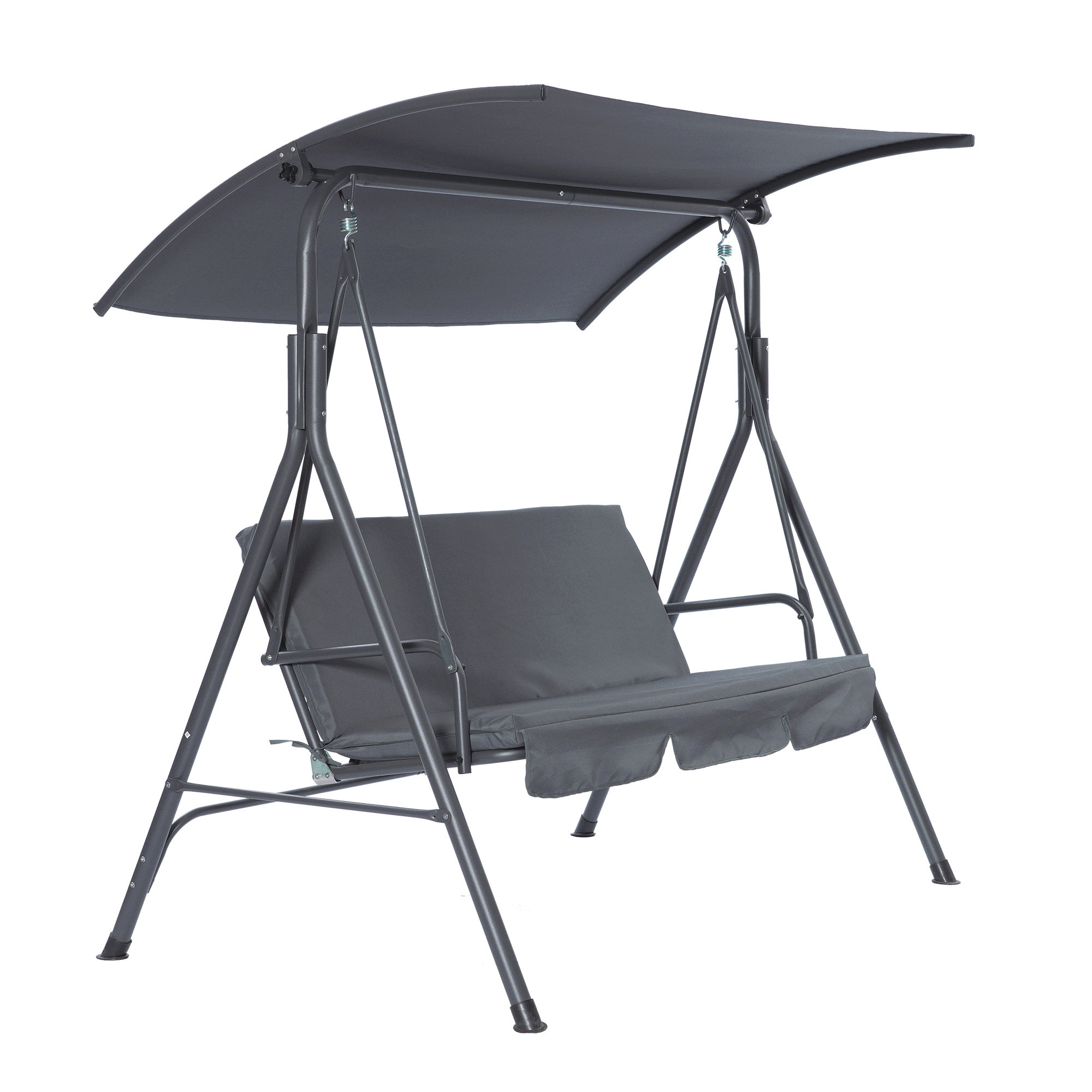 Arlmont & Co. Franclin Double Swing Chair with Stand Wayfair