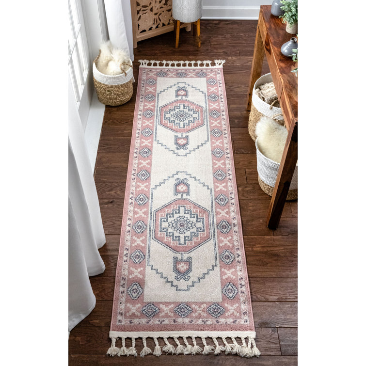 Well Woven Loop-De-Loop Kaya Tribal Pink/Ivory Rug & Reviews | Wayfair ...