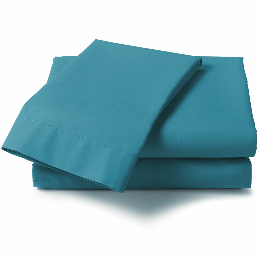 Symple Stuff Bed Valance blue