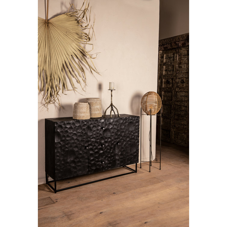 Borough Wharf Dysis 120Cm Wide 1 Drawer Mango Solid Wood Sideboard ...