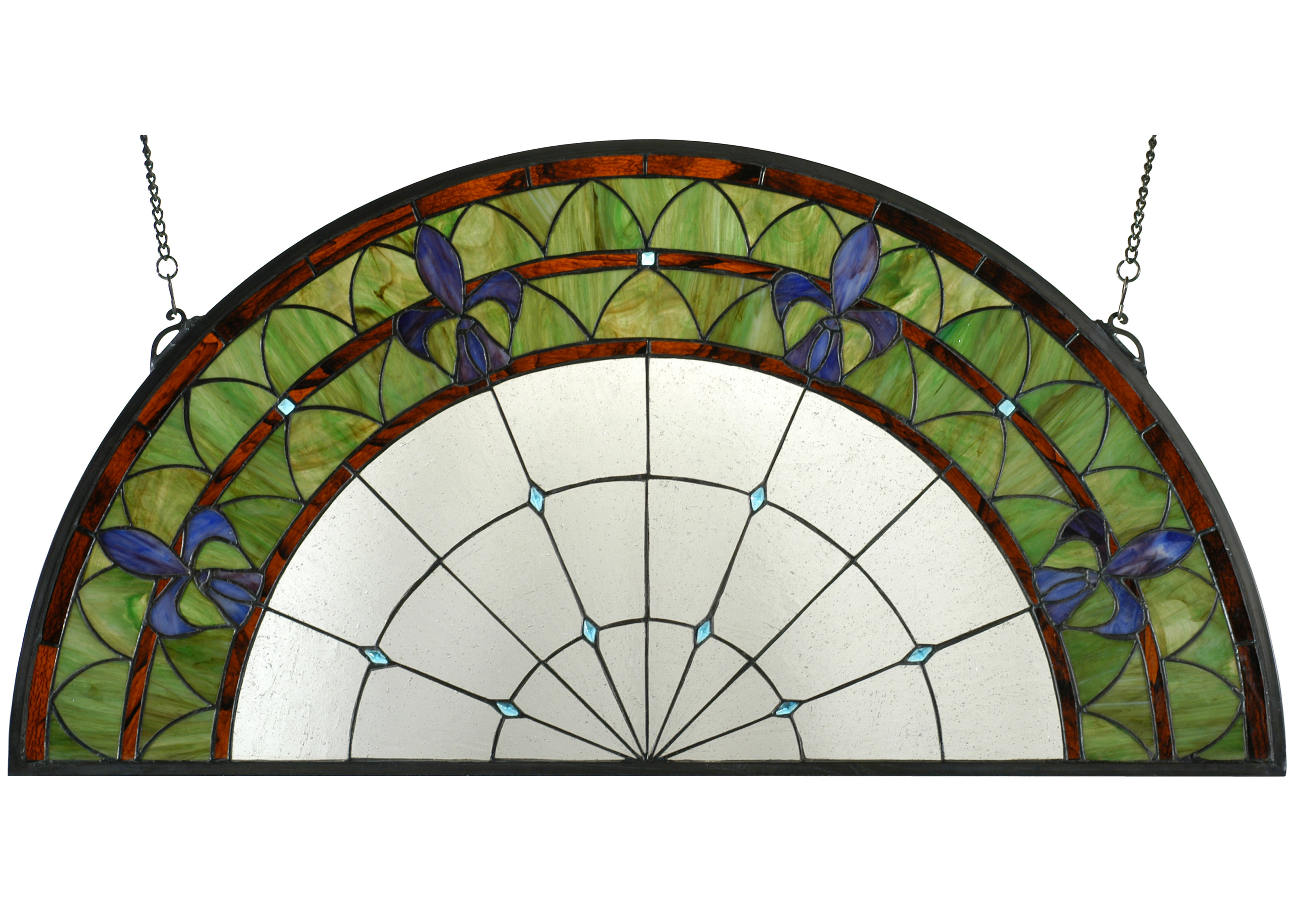 Meyda Tiffany FleurDeLis Window Panel Wayfair