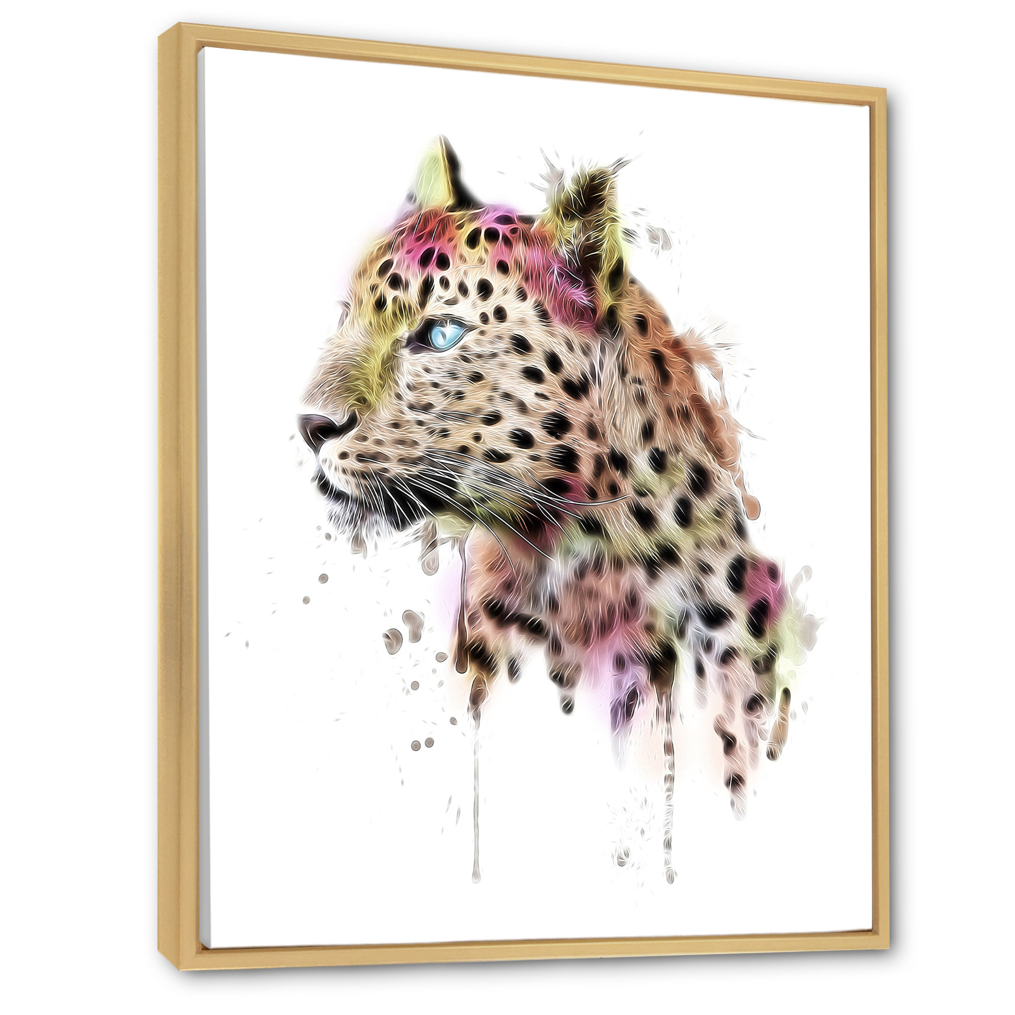 Dakota Fields Colorful Leopard Portrait Vi Colorful Leopard Portrait Vi 