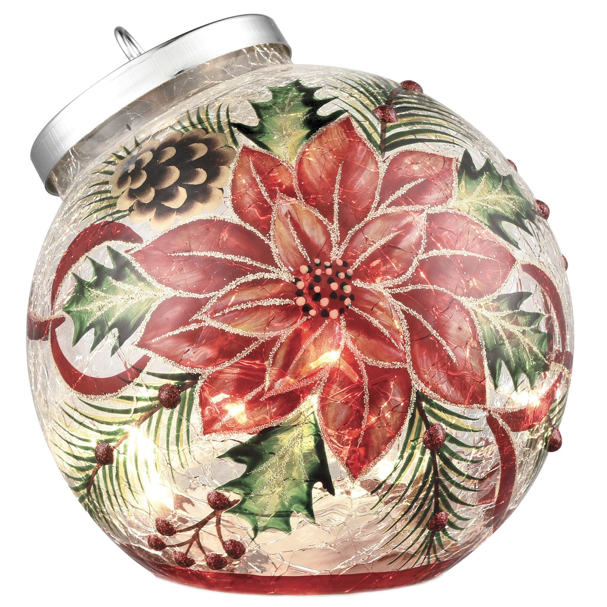 Studio 66 Holiday Floral Ornament & Reviews Wayfair